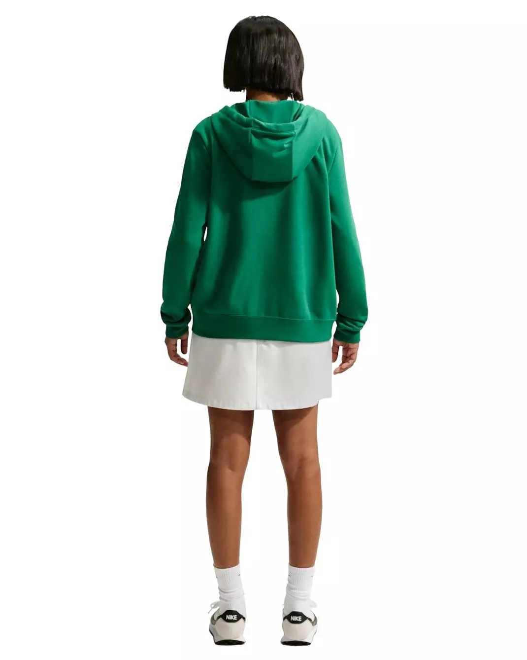 Nike Women's Sportswear Club Fleece Full-Zip Jacket - Green - GREEN