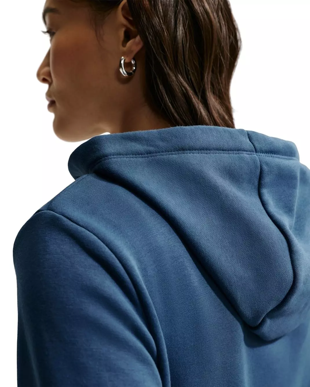 Nike Women's Sportswear Club Fleece Full-Zip Jacket - Navy - NAVY