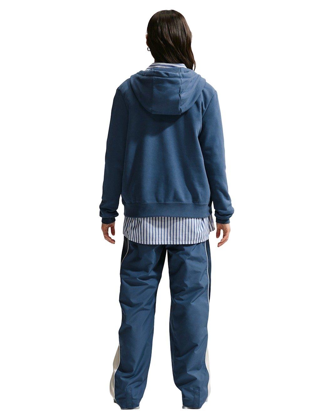 Nike Women's Sportswear Club Fleece Full-Zip Jacket - Navy - NAVY Thumbnail View 5