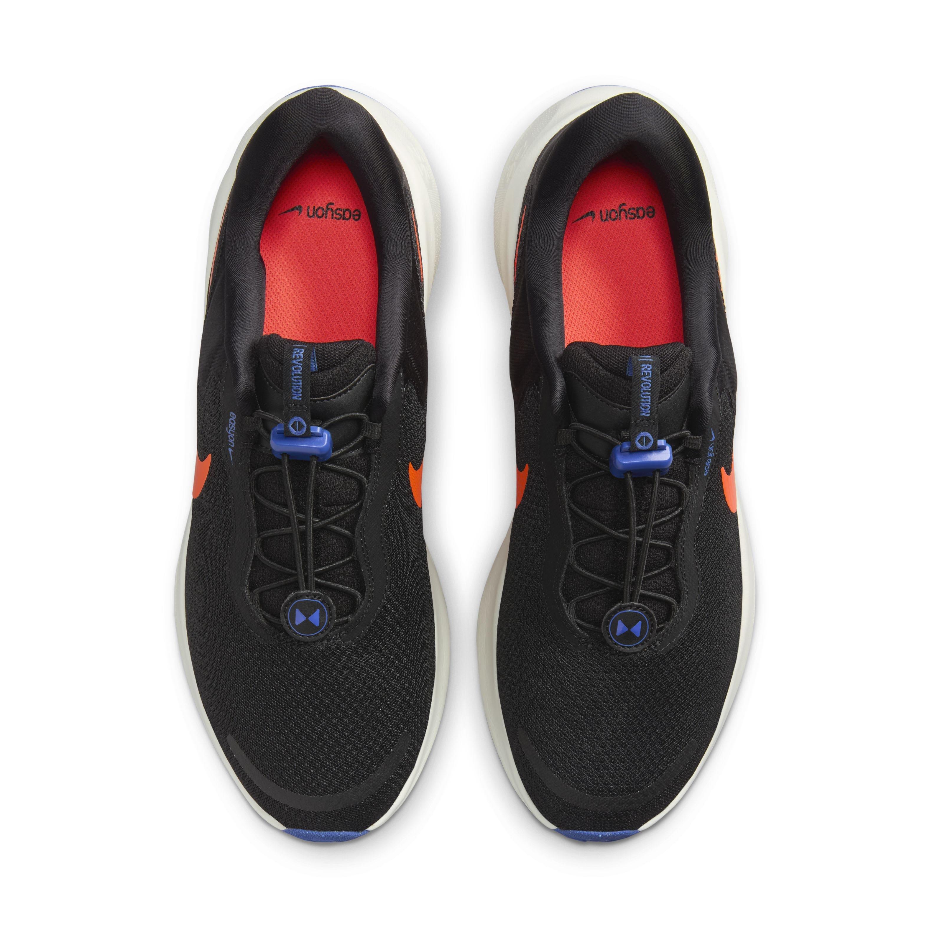 Nike Revolution 7 EasyOn Black Astronomy Blue Sail Hyper Crimson Men s Running Shoe