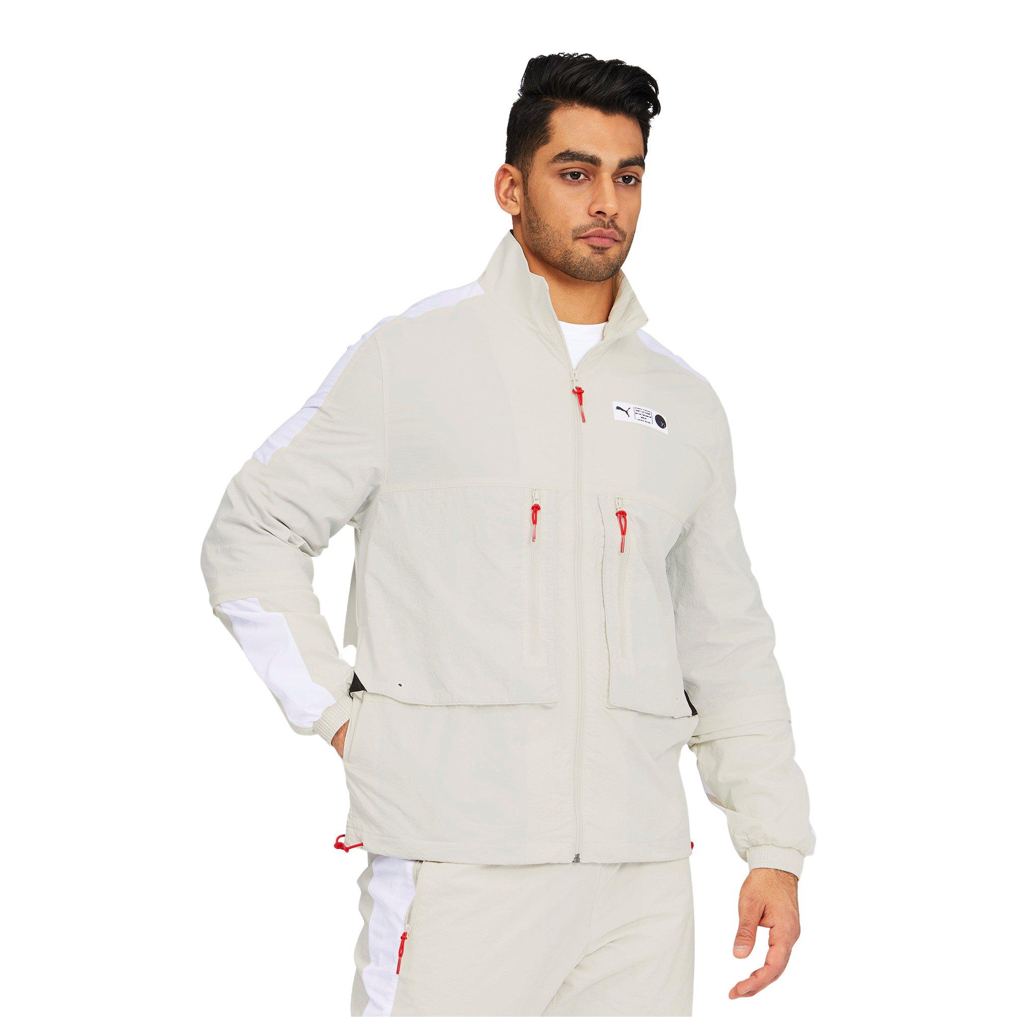PUMA Parquet Men's Warm Up Jacket - GREY Thumbnail View 1