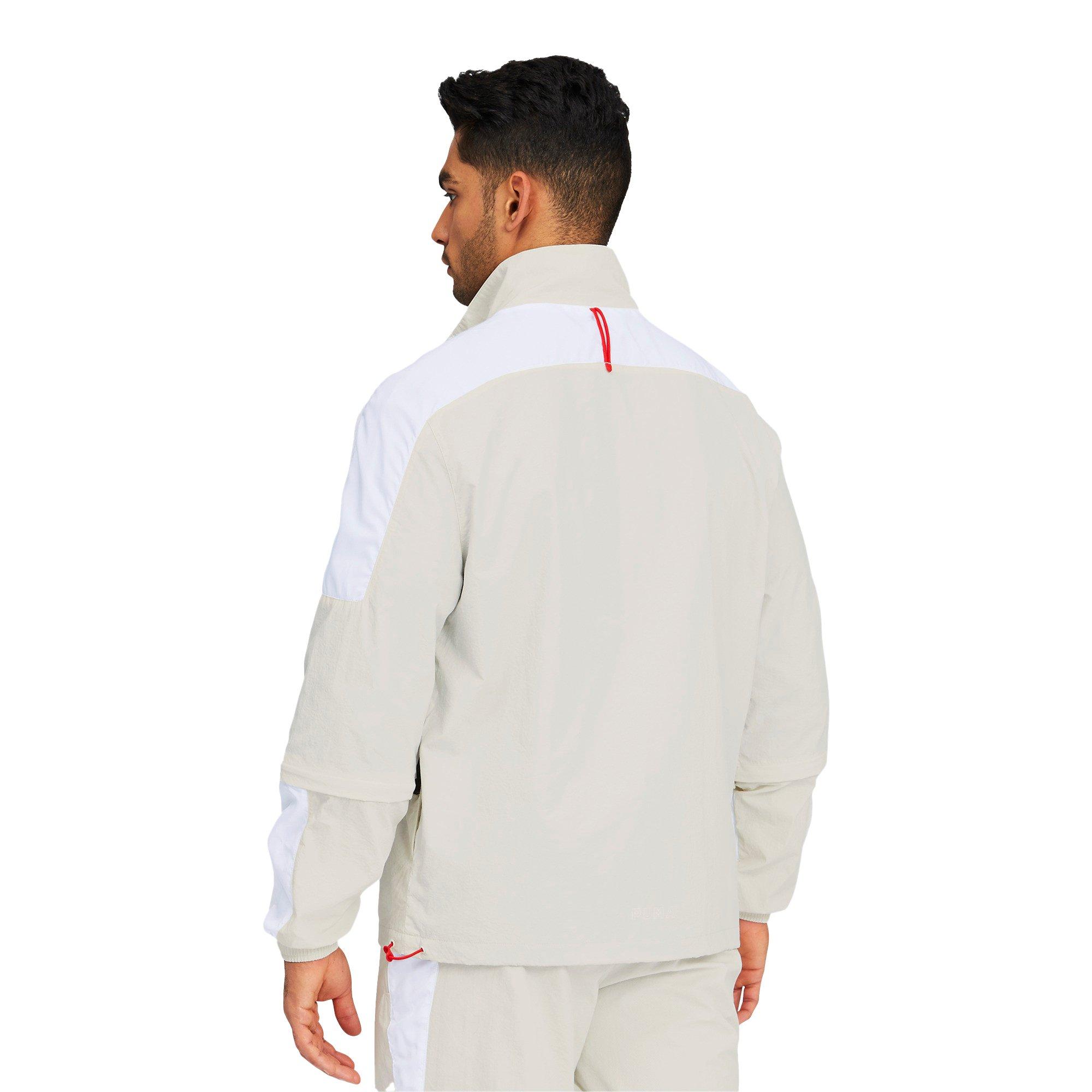 PUMA Parquet Men's Warm Up Jacket - GREY Thumbnail View 2