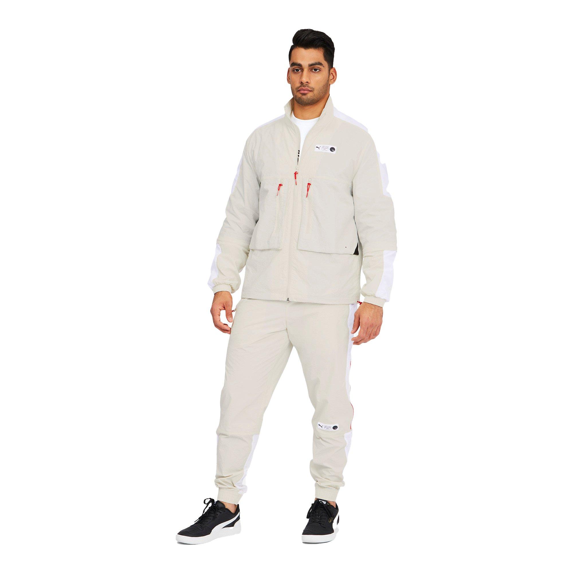 PUMA Parquet Men's Warm Up Jacket - GREY Thumbnail View 3