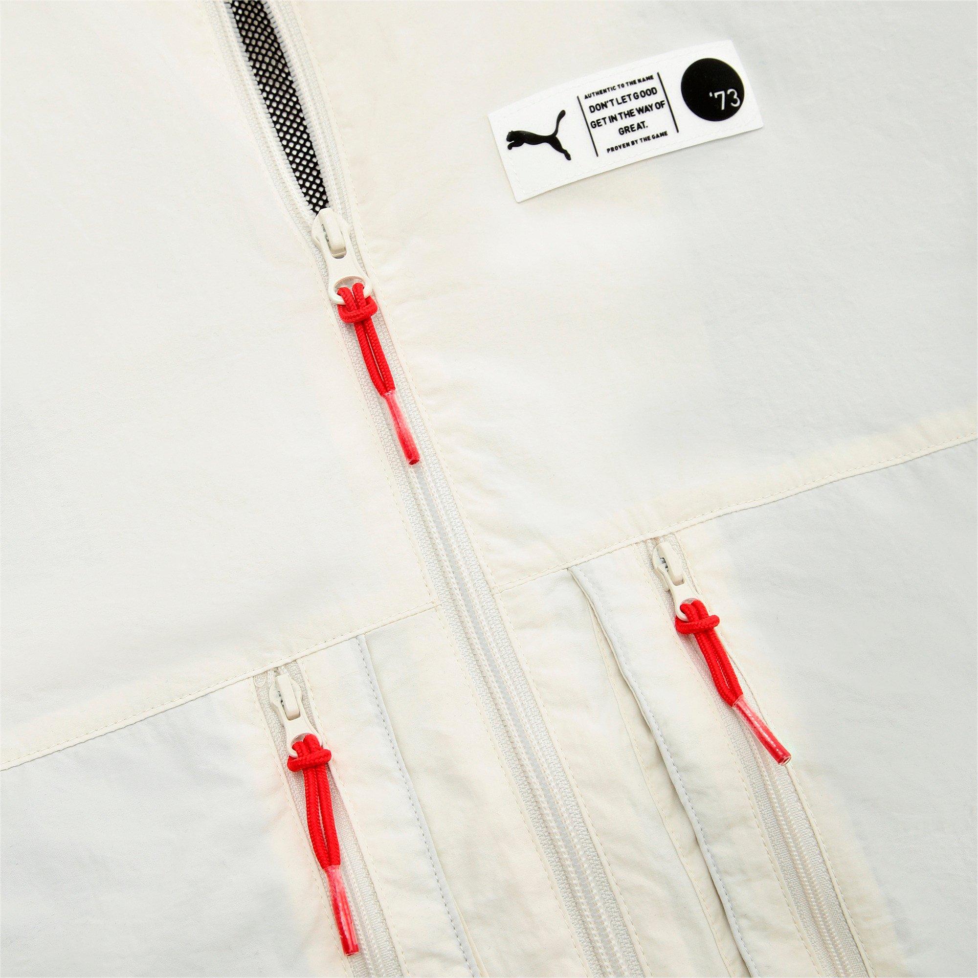 PUMA Parquet Men's Warm Up Jacket - GREY Thumbnail View 4