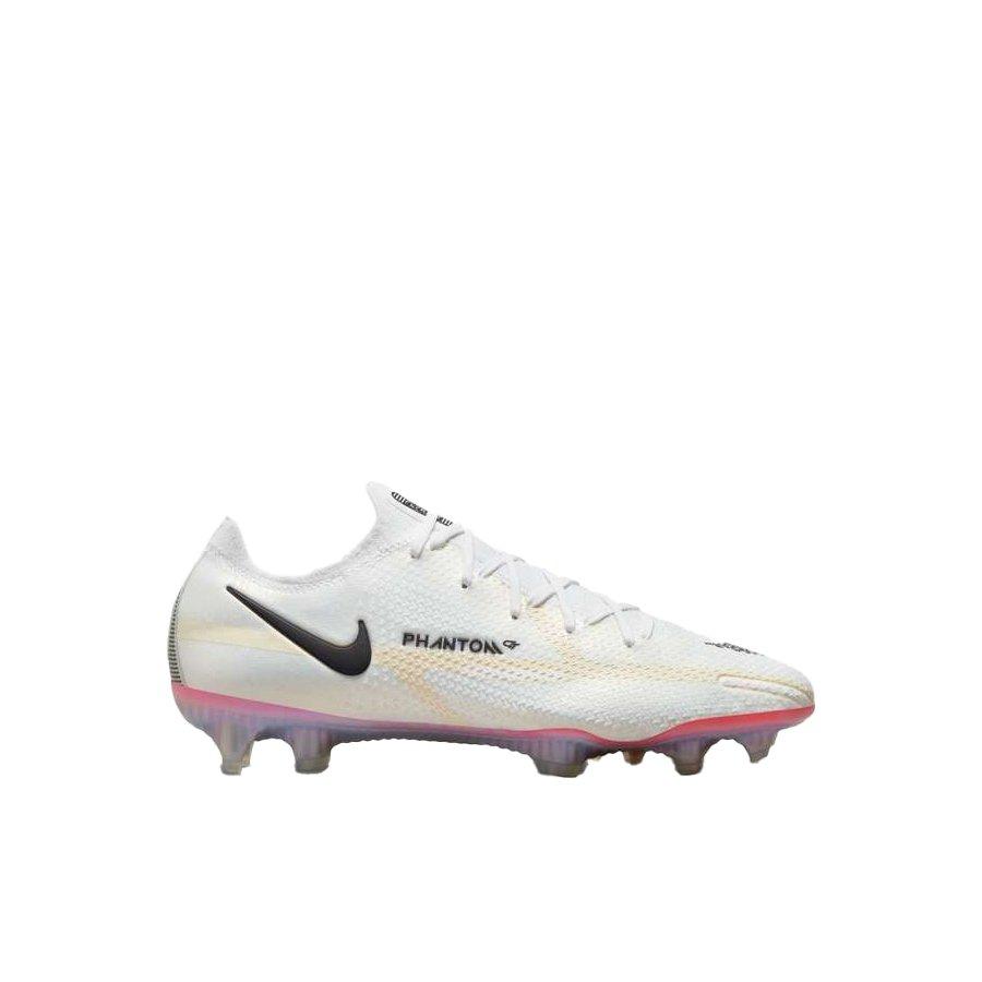 Nike Phantom GT2 Elite "White/Black" Firm Ground Men's Soccer Cleat - WHITE Thumbnail View 1