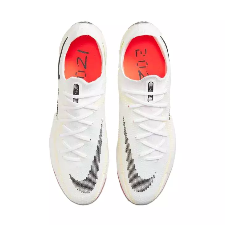 Nike Phantom GT2 Elite "White/Black" Firm Ground Men's Soccer Cleat - WHITE