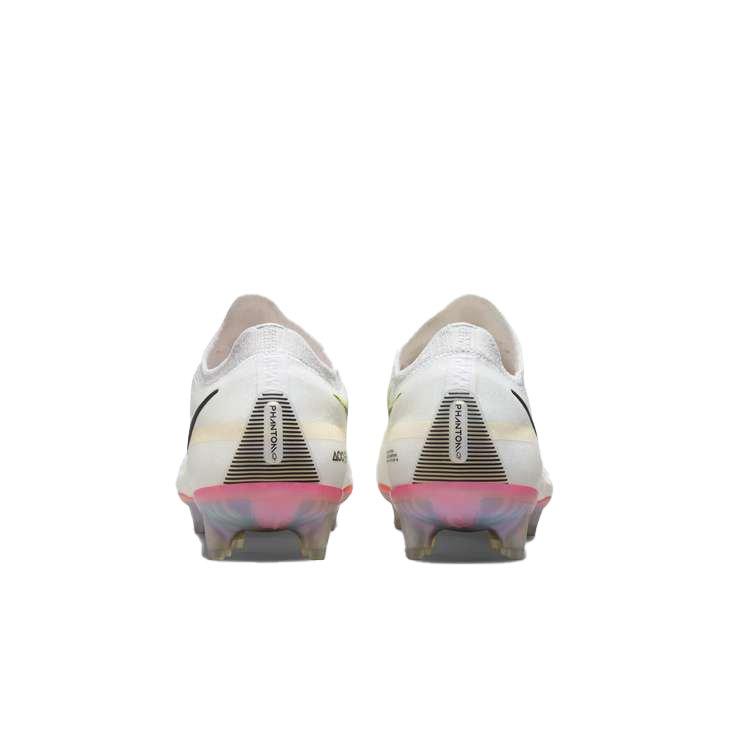 Nike Phantom GT2 Elite "White/Black" Firm Ground Men's Soccer Cleat - WHITE Thumbnail View 5