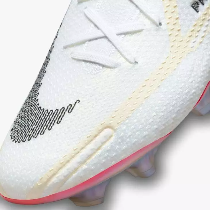 Nike Phantom GT2 Elite "White/Black" Firm Ground Men's Soccer Cleat - WHITE