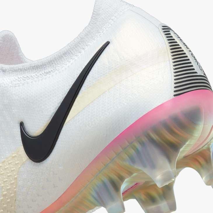Nike Phantom GT2 Elite "White/Black" Firm Ground Men's Soccer Cleat - WHITE Thumbnail View 8