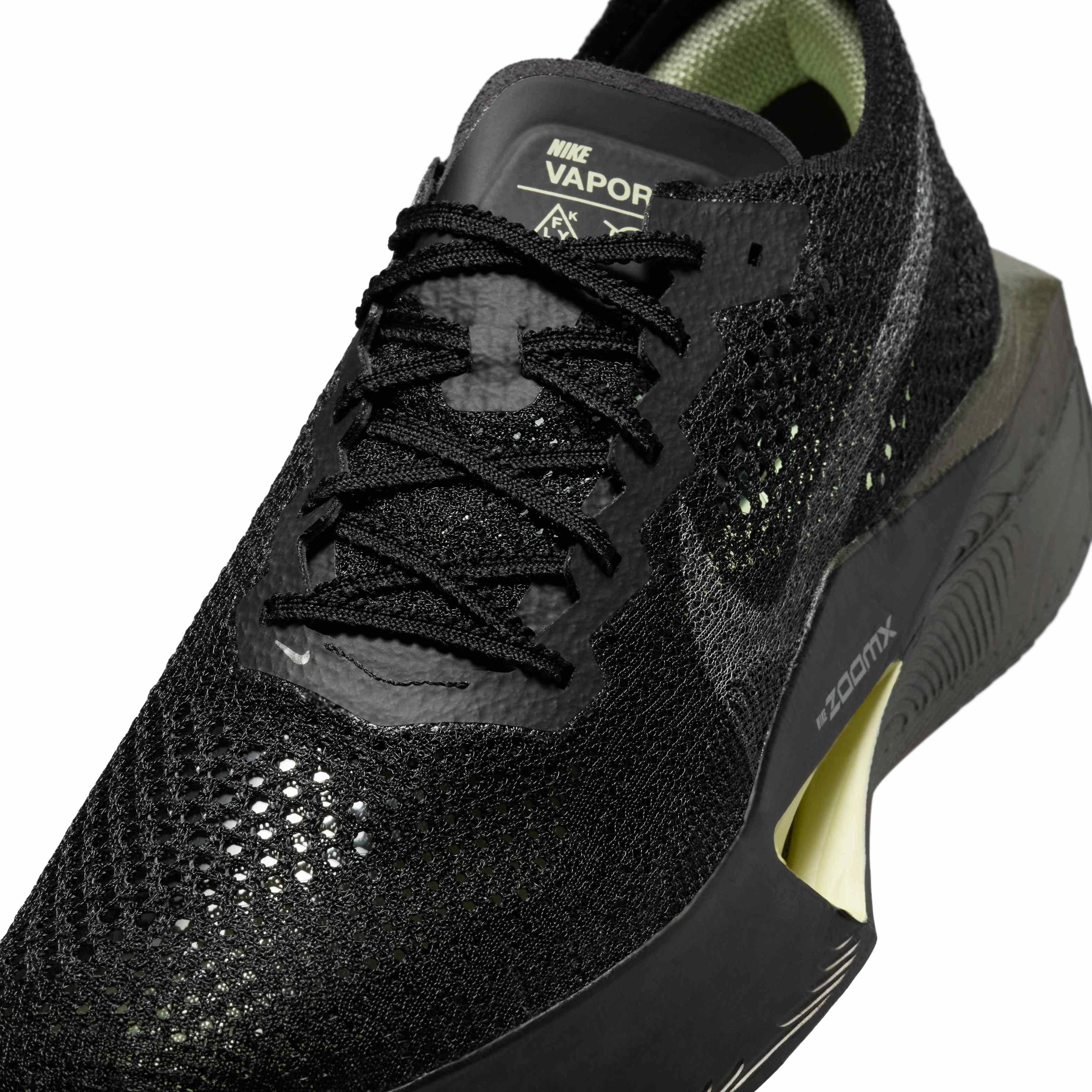Nike Vaporfly 3 "Black/Olive Aura/Metallic Medium Ash" Men's Running Shoe - BLACK/OLIVE/MD ASH Thumbnail View 7