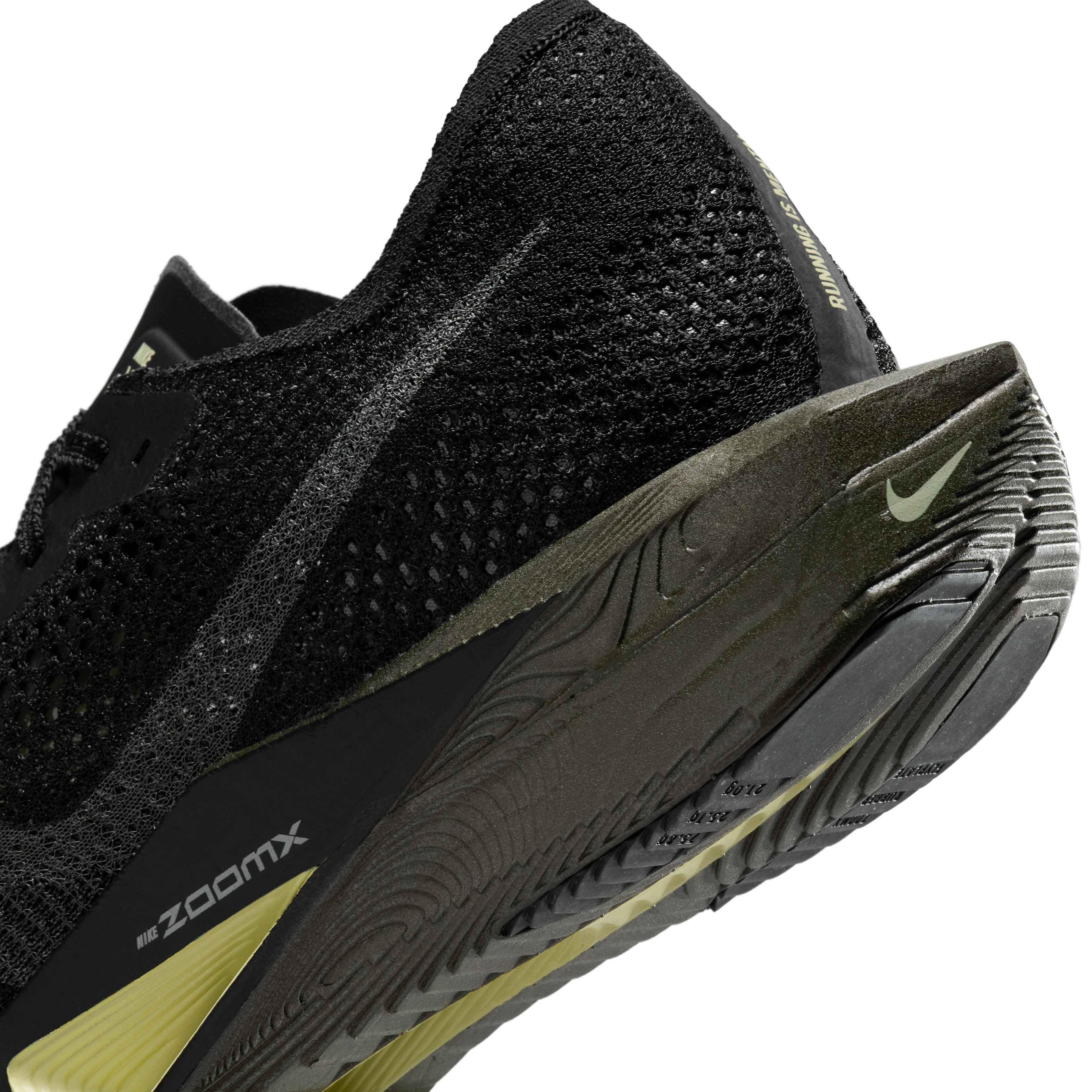 Nike Vaporfly 3 "Black/Olive Aura/Metallic Medium Ash" Men's Running Shoe - BLACK/OLIVE/MD ASH Thumbnail View 8