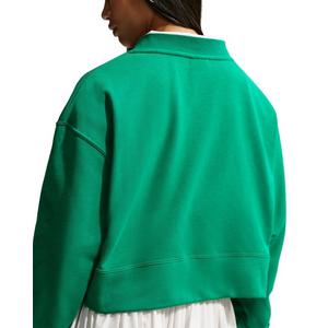 Nike Women's Sportswear Club Fleece Loose Cardigan -Green/White
