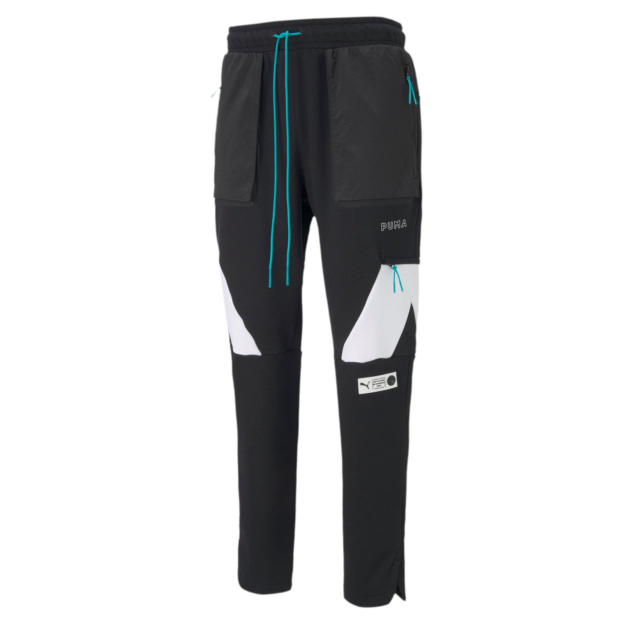 PUMA Men's Parquet Sweatpants - BLACK Thumbnail View 1
