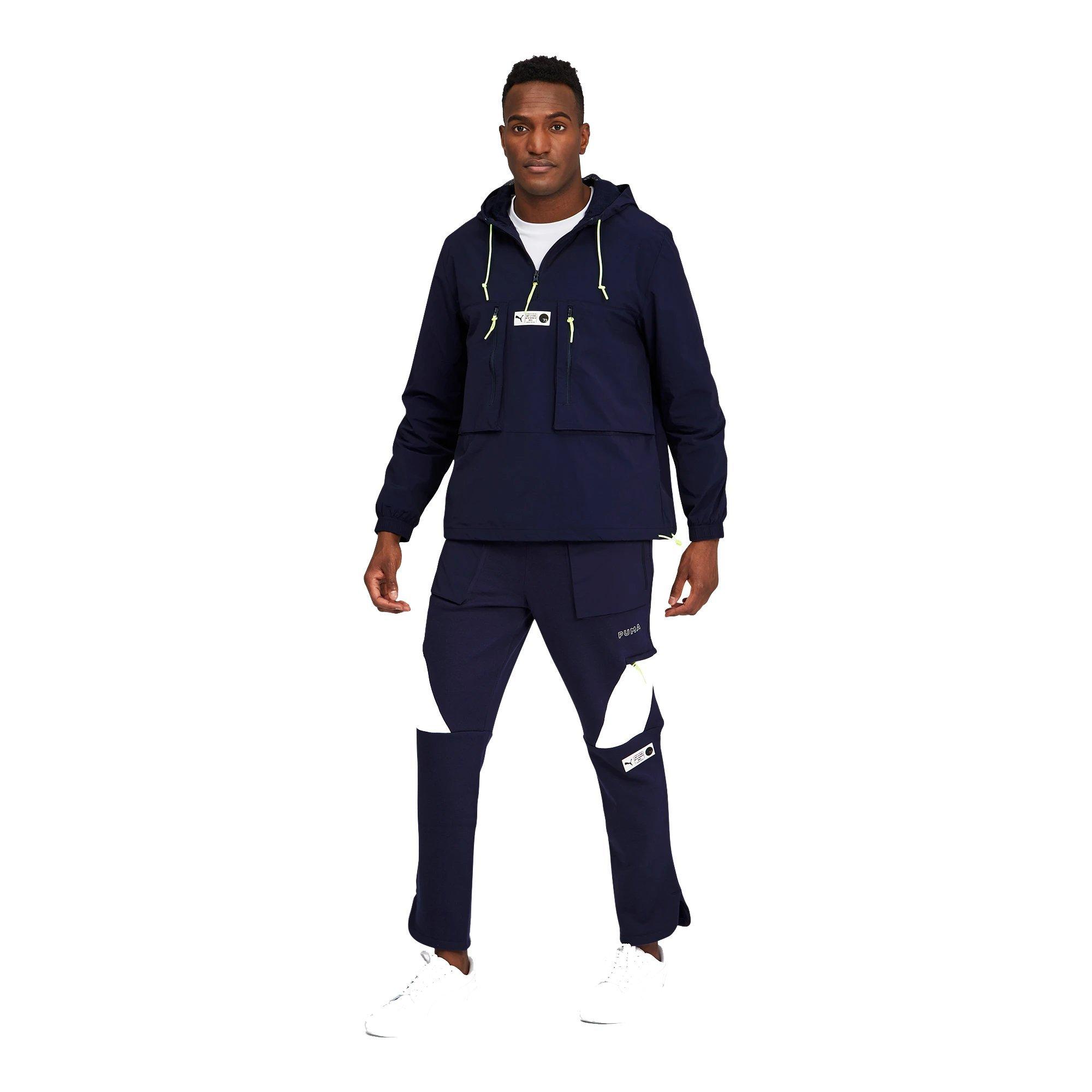 PUMA Men's Parquet Sweatpants - NAVY Thumbnail View 3