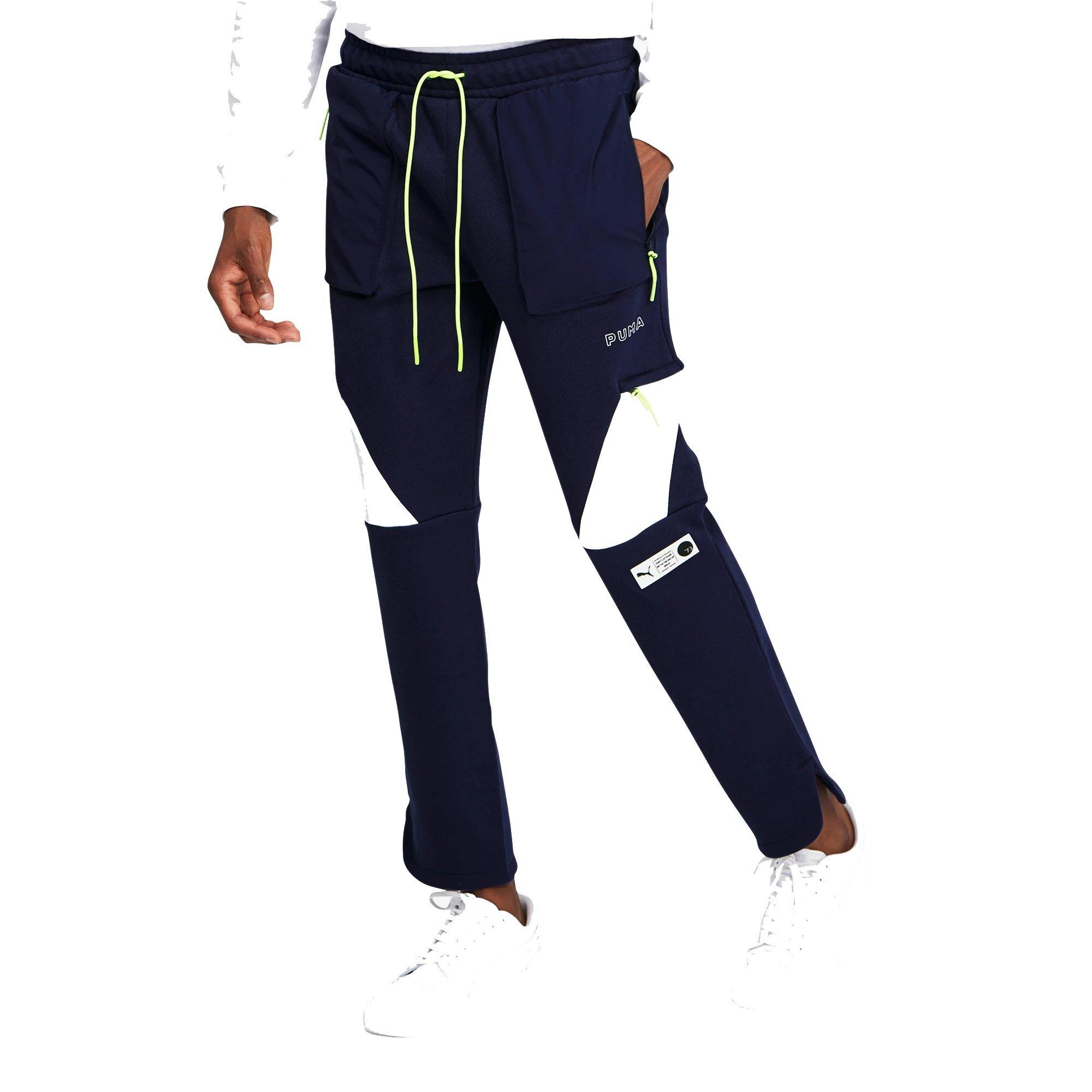 PUMA Men's Parquet Sweatpants - NAVY Thumbnail View 1