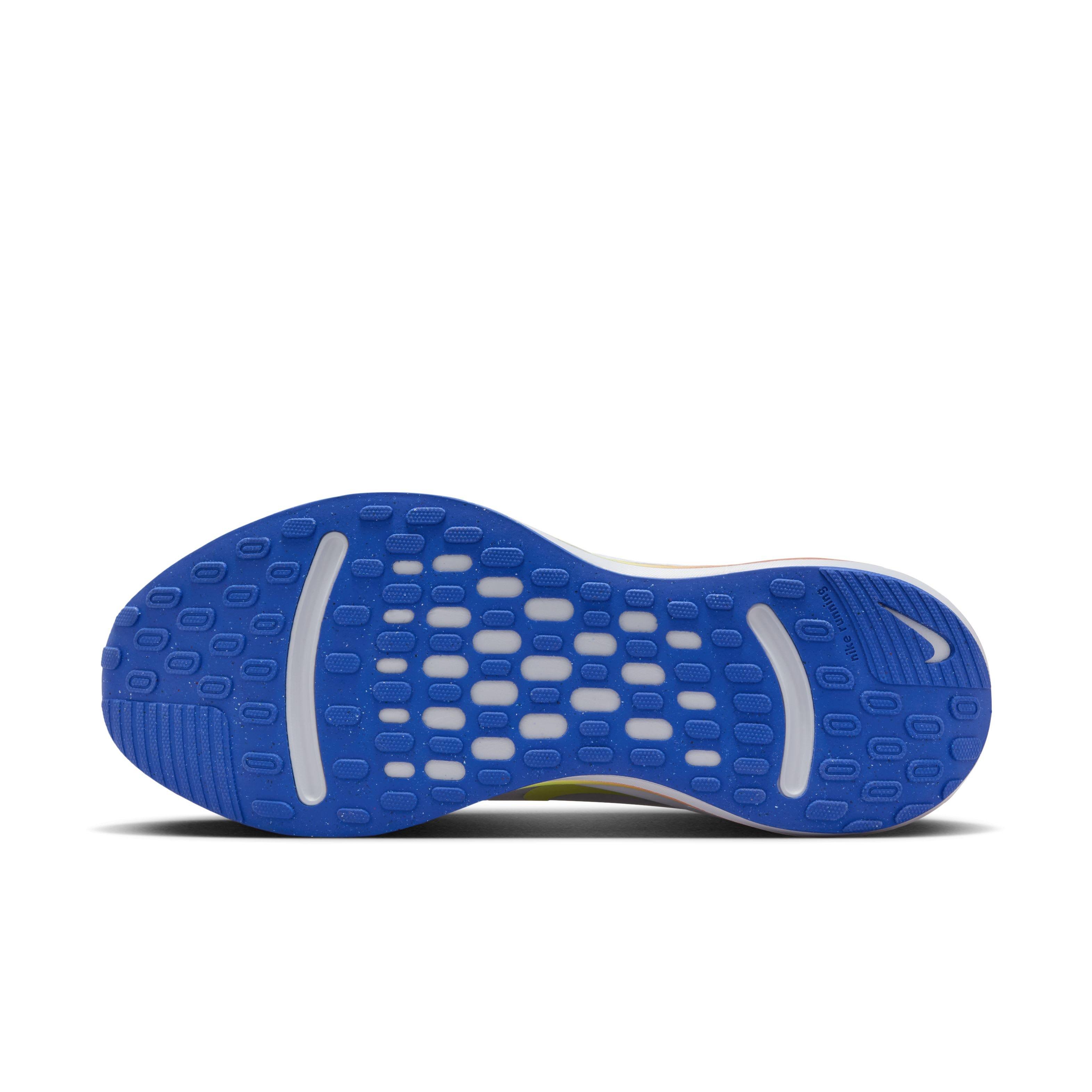 Nike Journey Run "Football Grey/White/Light Wild Mango/Racer Blue" Men's Running Shoe - GREY/WHITE/LT MANGO/BLUE Thumbnail View 6