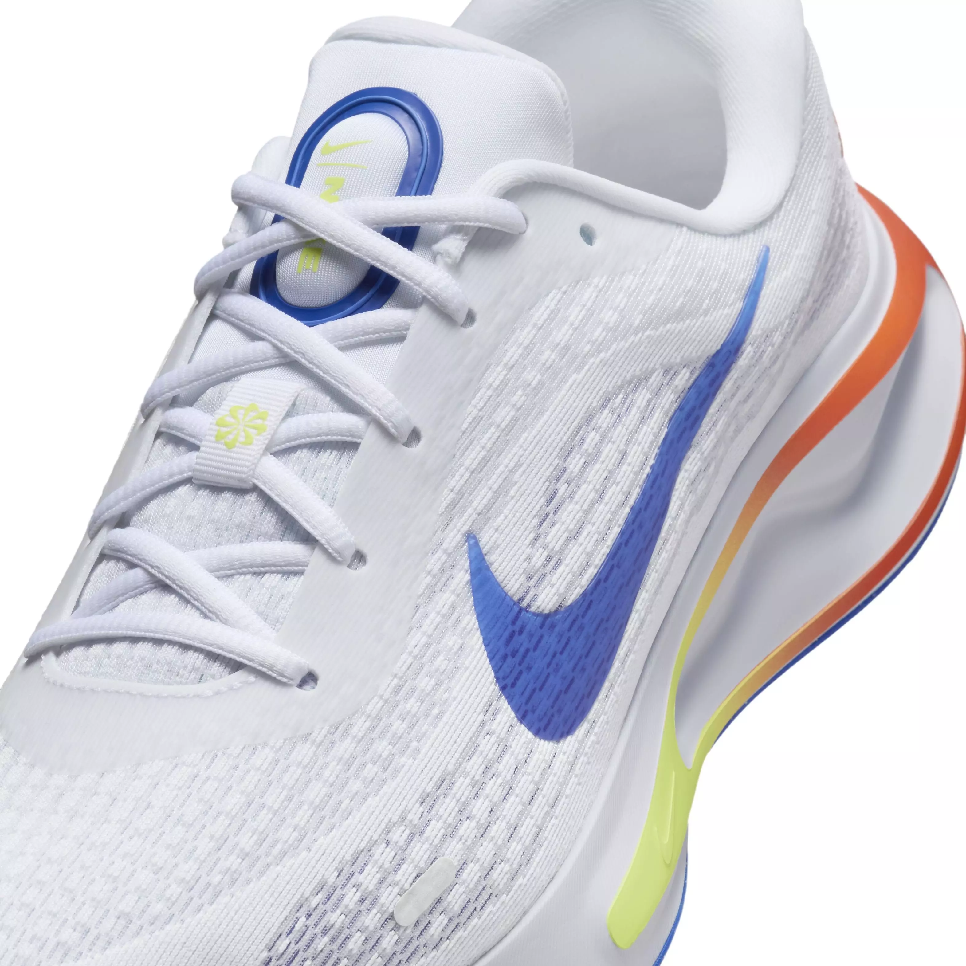 Nike Journey Run "Football Grey/White/Light Wild Mango/Racer Blue" Men's Running Shoe - GREY/WHITE/LT MANGO/BLUE