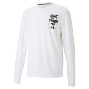 PUMA Men's Parquet Graphic Long Sleeve T-Shirt