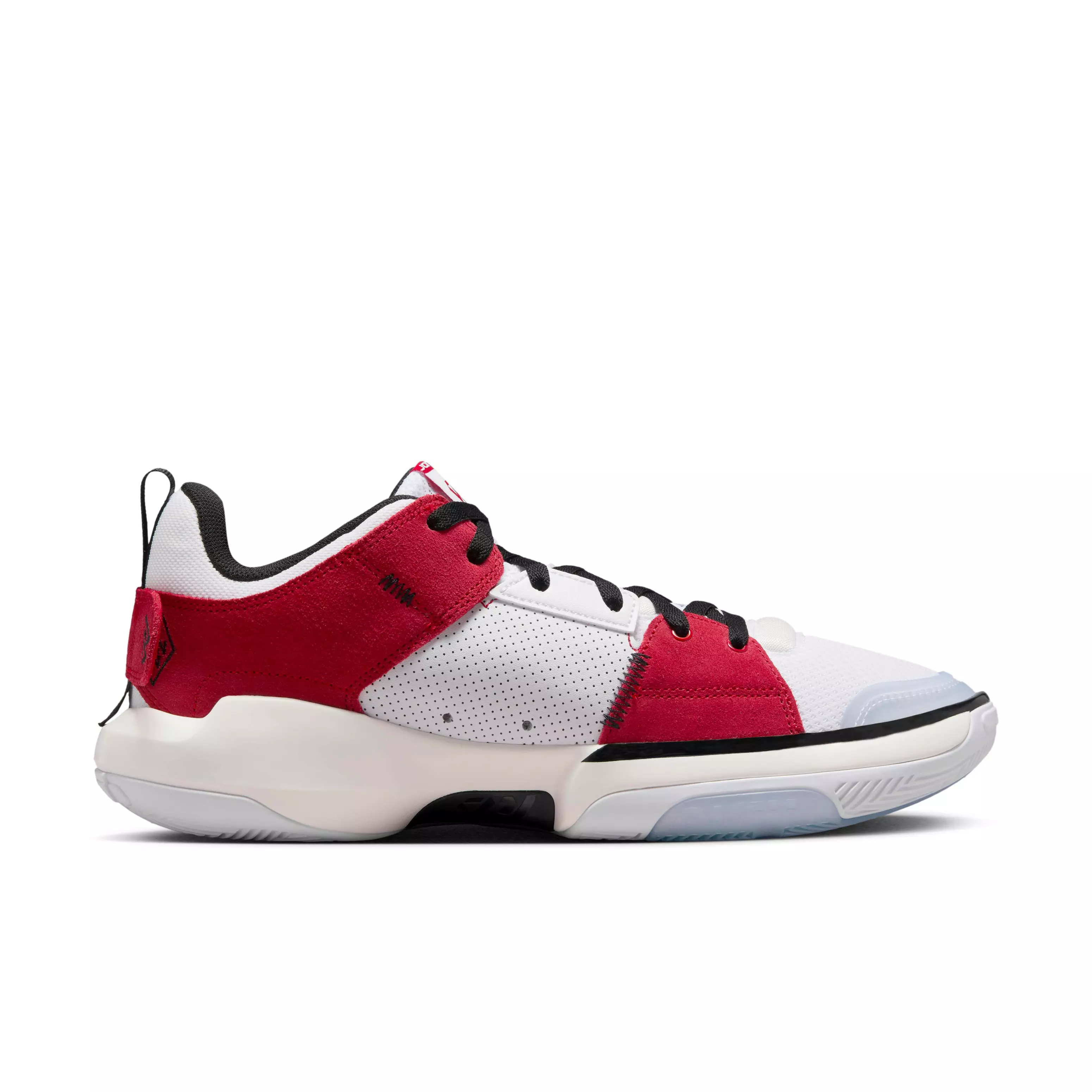 Jordan One Take 5 "White/Sail/Black/Gym Red" Men's Basketball Shoe - WHITE/SAIL/BLACK/RED