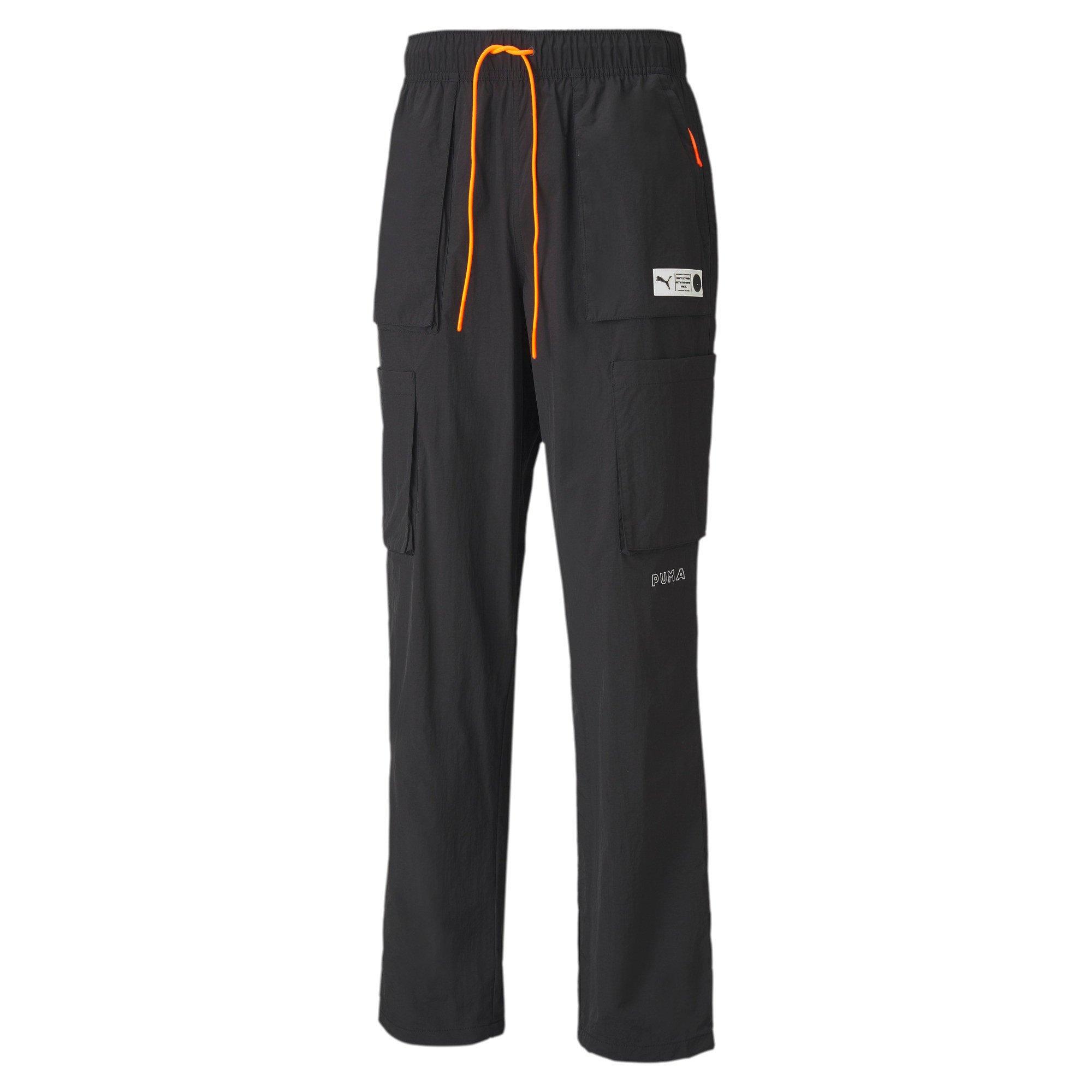 PUMA Men's Parquet Cargo Pants - BLACK Thumbnail View 4