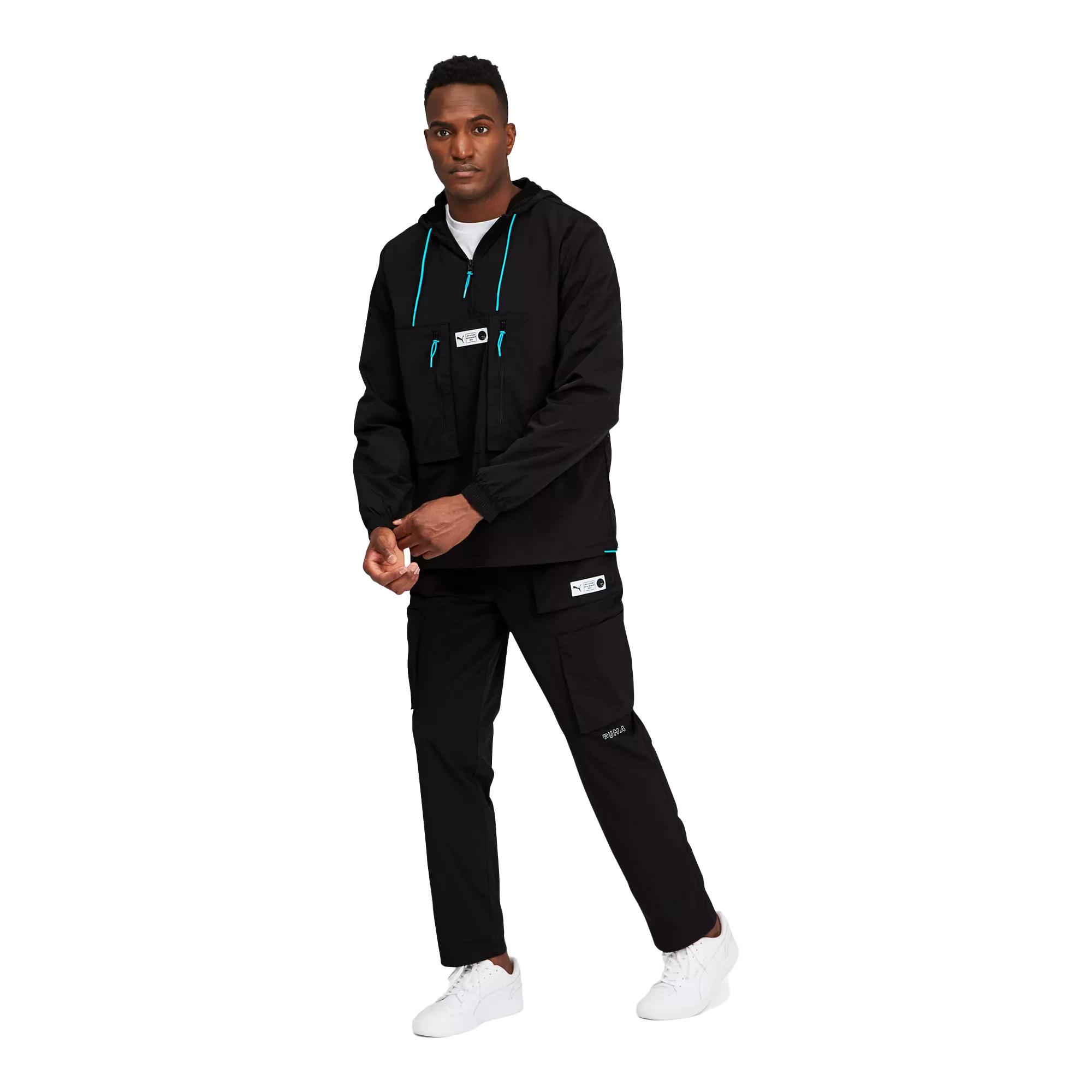 PUMA Men's Parquet Cargo Pants - BLACK