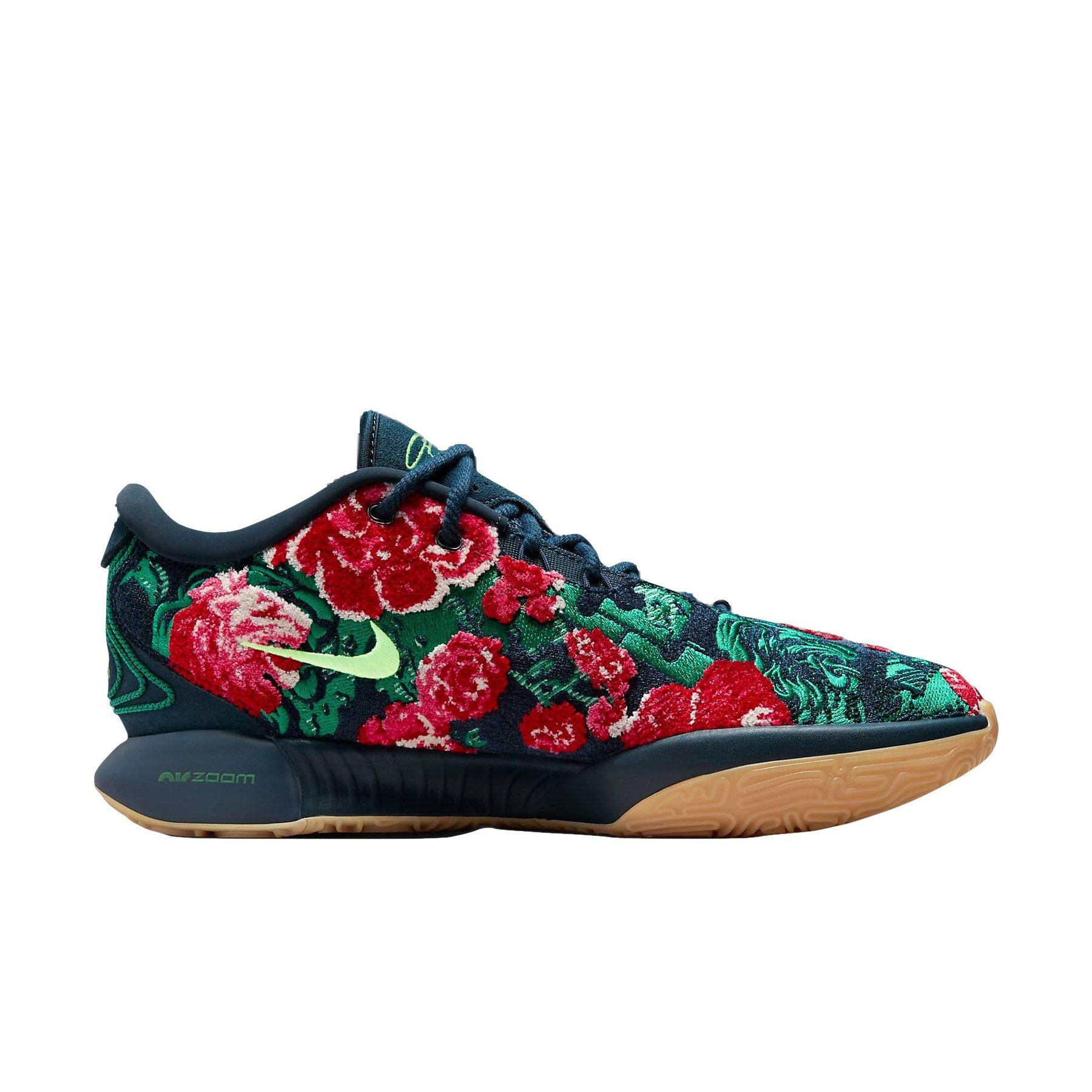 Nike LeBron XXI Premium "Armory Navy/Malachite/Spring Green/Green Strike" Men's Basketball Shoe - NAVY/GREEN/RED