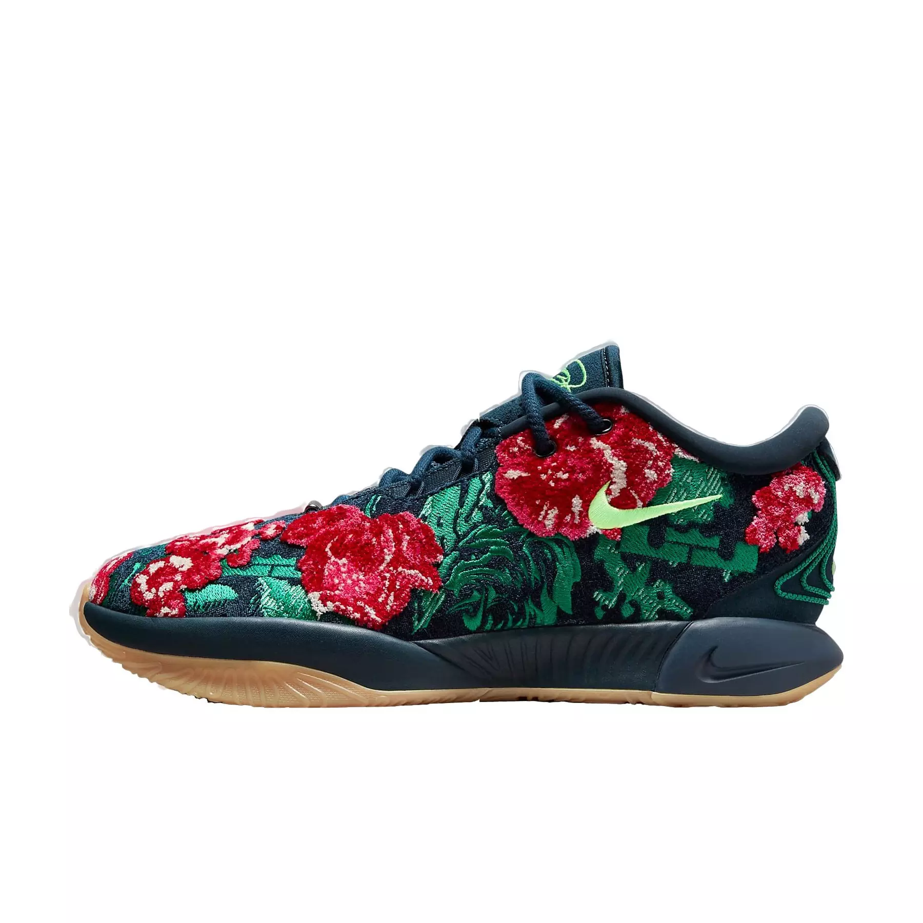 Nike LeBron XXI Premium "Armory Navy/Malachite/Spring Green/Green Strike" Men's Basketball Shoe - NAVY/GREEN/RED