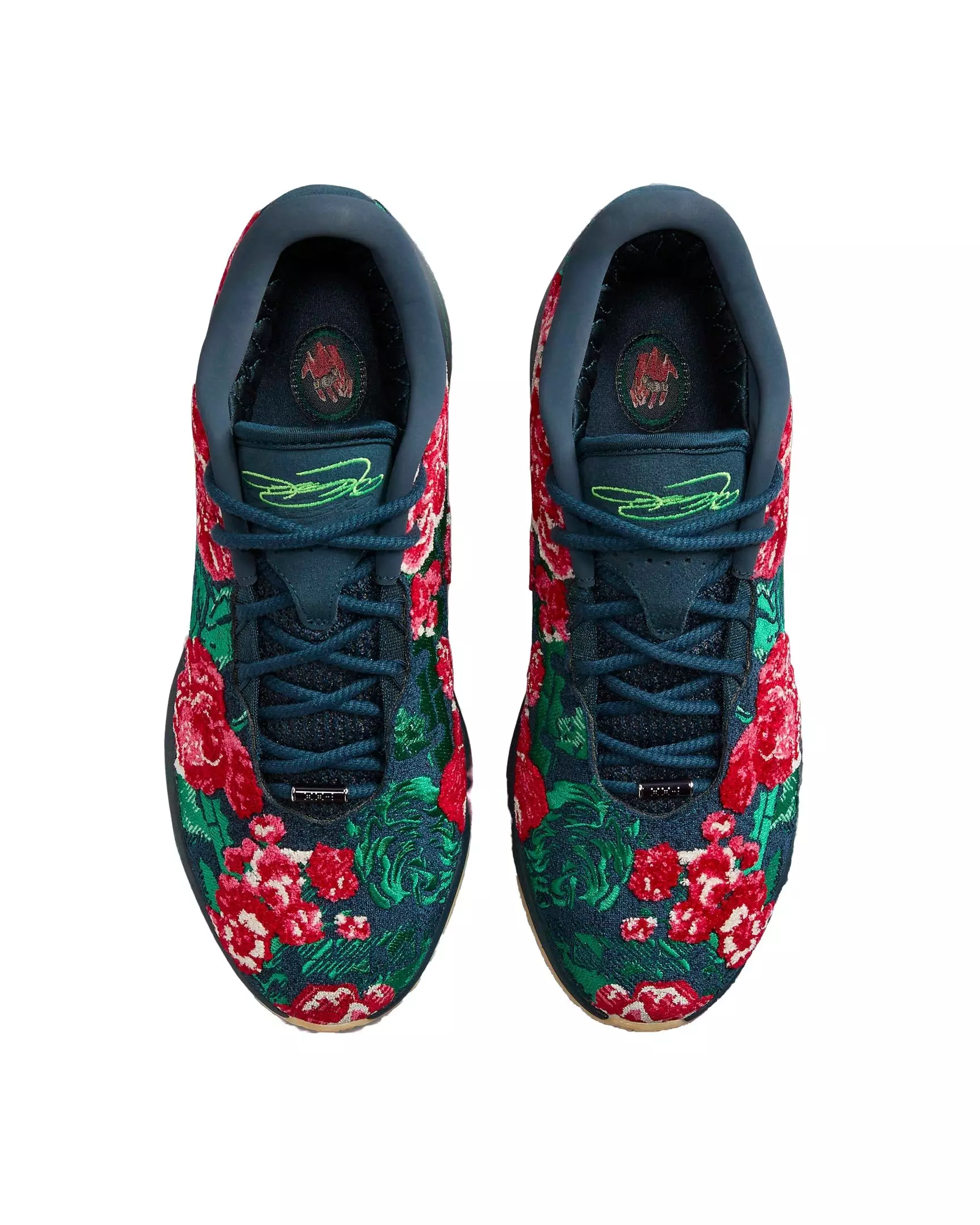 Nike LeBron XXI Premium "Armory Navy/Malachite/Spring Green/Green Strike" Men's Basketball Shoe - NAVY/GREEN/RED