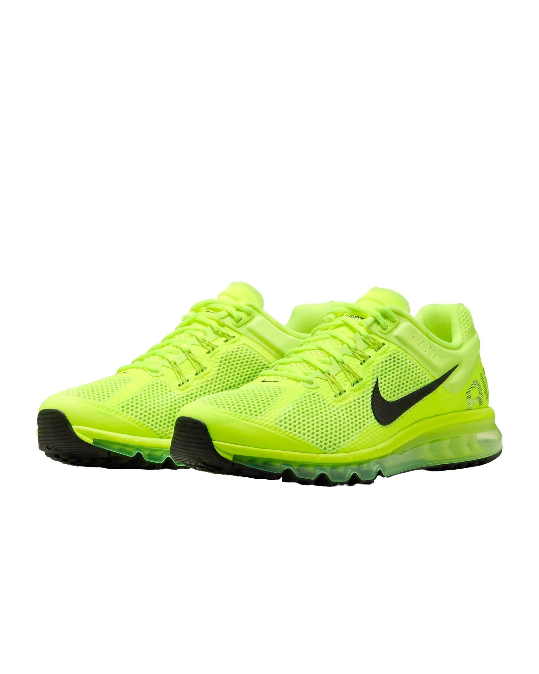 Nike Air Max 2013 "Volt/Cyber/Black" Men's Shoe - BLACK/VOLT Thumbnail View 4