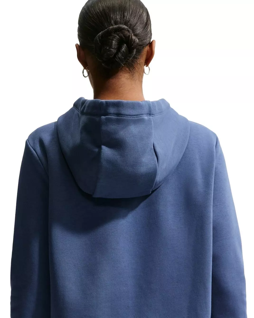 Nike Women's Sportswear Club Fleece Graphic Pullover Hoodie -Navy/White - NAVY/WHITE