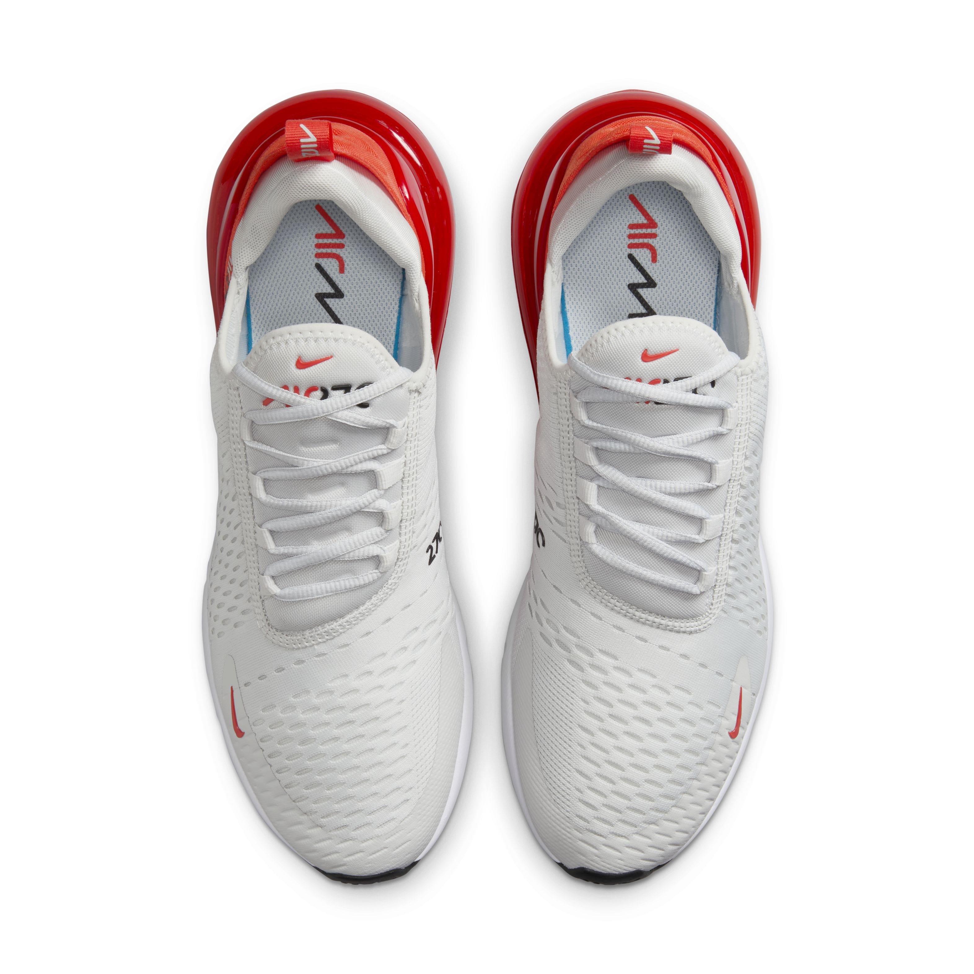 Nike Air Max 270 "Photon Dust/Picante Red/White/Black" Men's Shoe - DUST/RED/WHITE/BLACK Thumbnail View 4