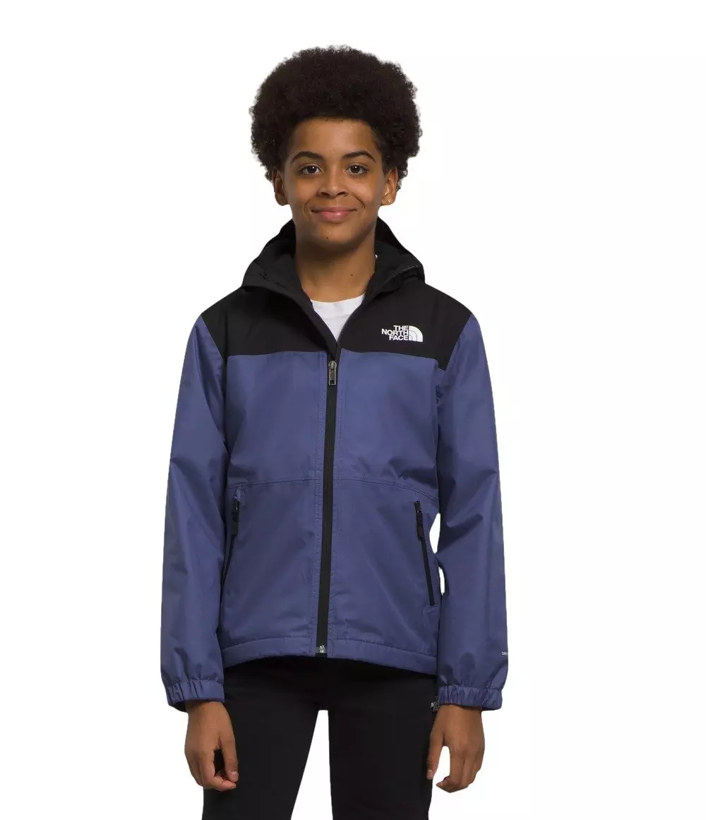 The North Face Boys’ Warm Storm Rain Jacket -Blue - BLUE