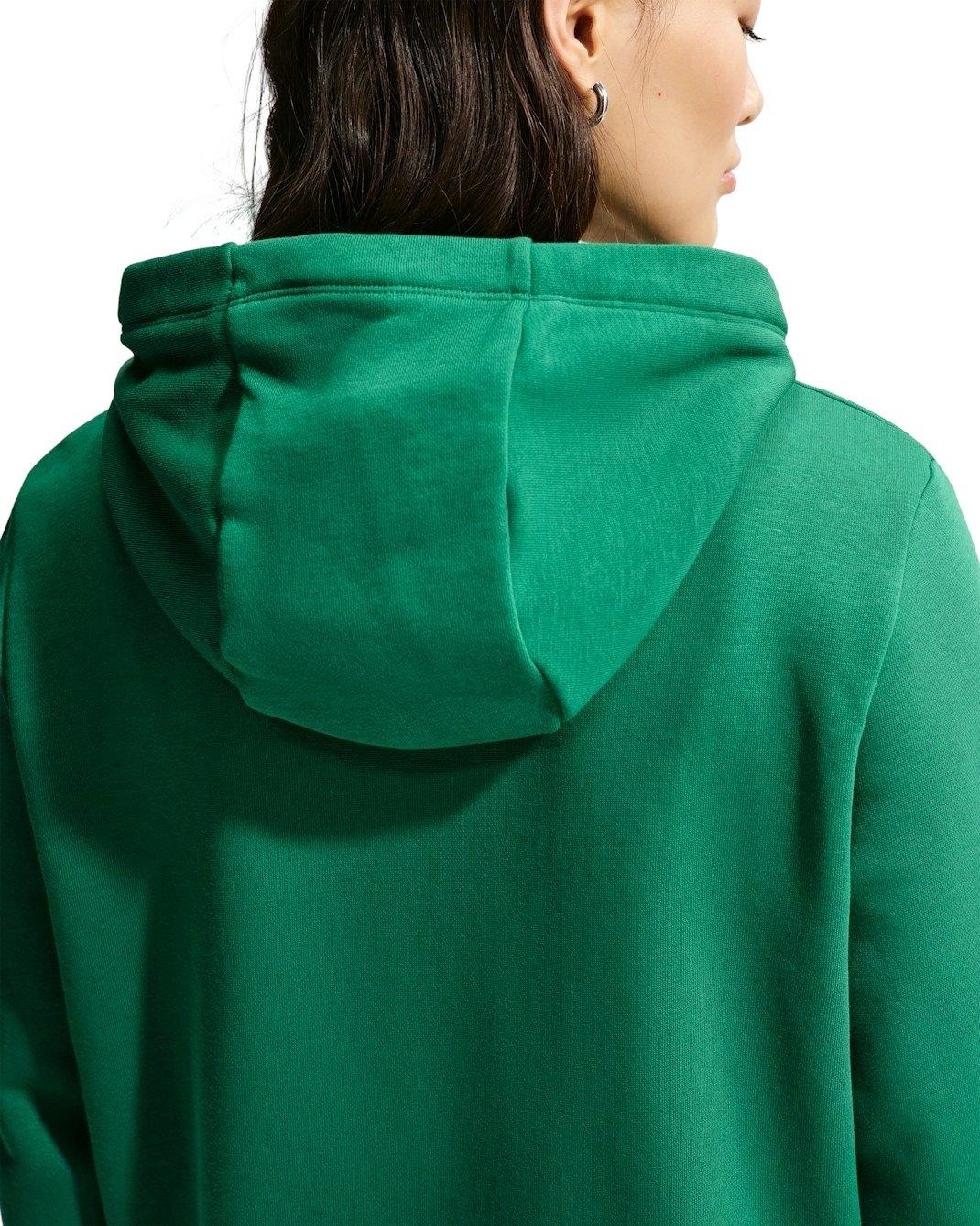 Nike Women's Sportswear Club Fleece Standard Pullover Hoodie -Green - GREEN Thumbnail View 2