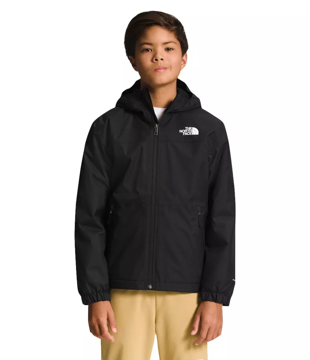 The North Face Boys’ Warm Storm Rain Jacket -Black - BLACK