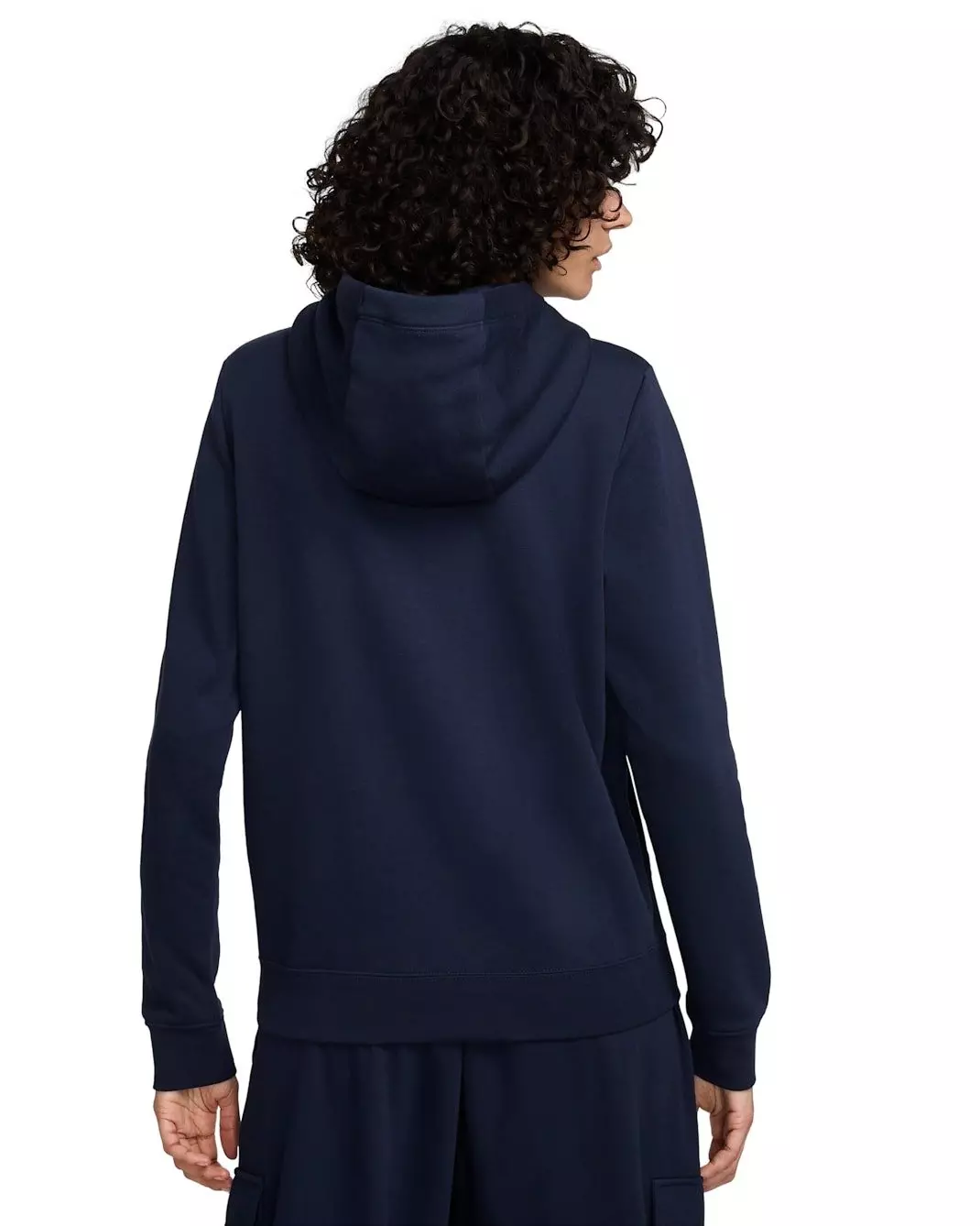 Nike Women's Sportswear Club Fleece Standard Pullover Hoodie - Blue - BLUE