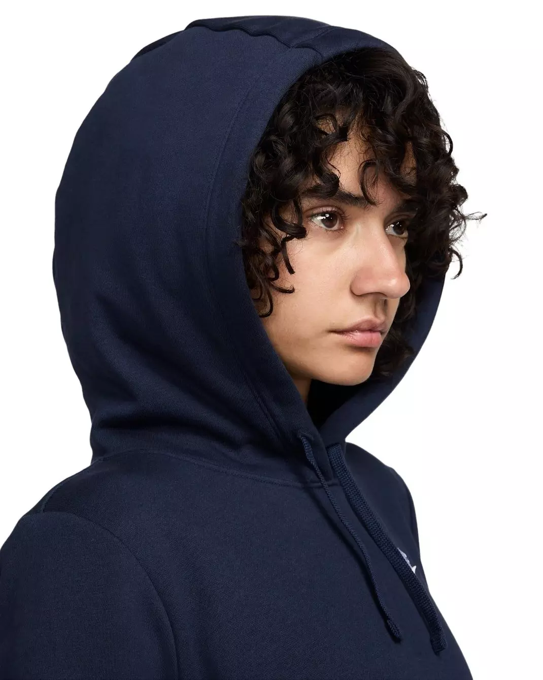 Nike Women's Sportswear Club Fleece Standard Pullover Hoodie -Blue - BLUE