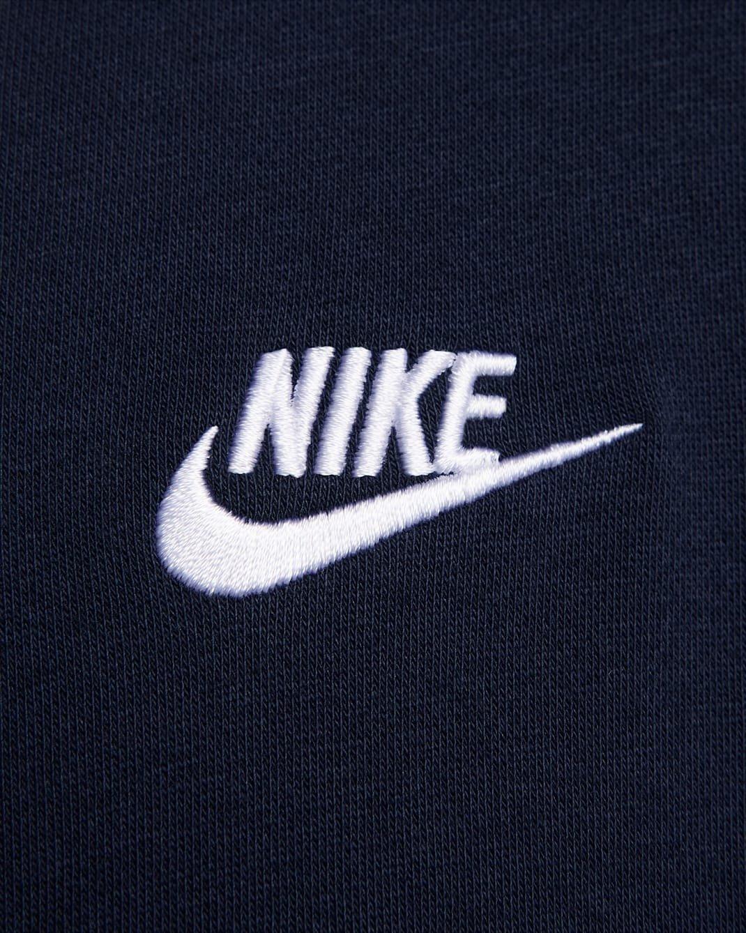 Nike Women's Sportswear Club Fleece Standard Pullover Hoodie -Blue - BLUE Thumbnail View 5
