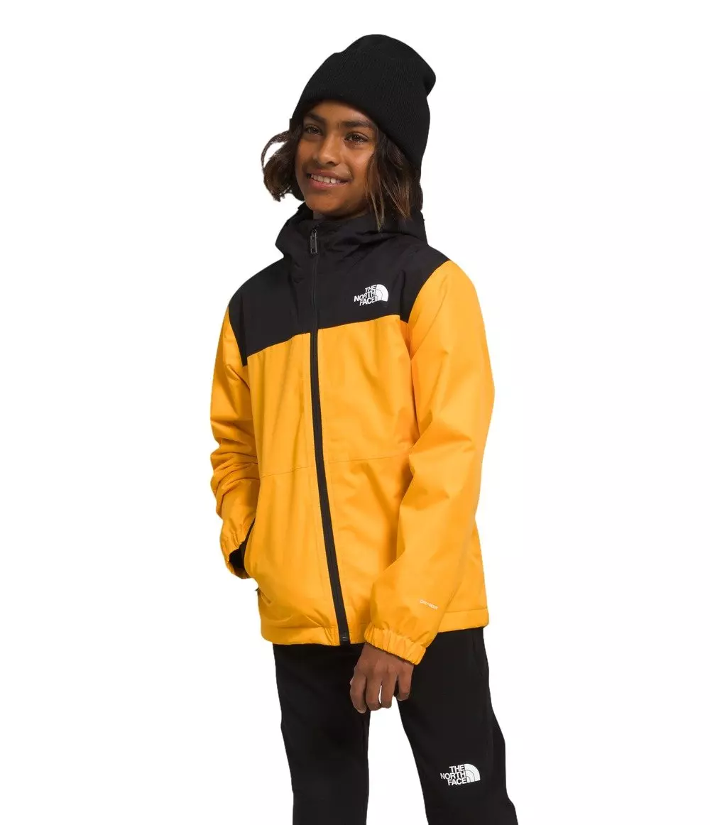 The North Face Boys’ Warm Storm Rain Jacket -Yellow - YELLOW