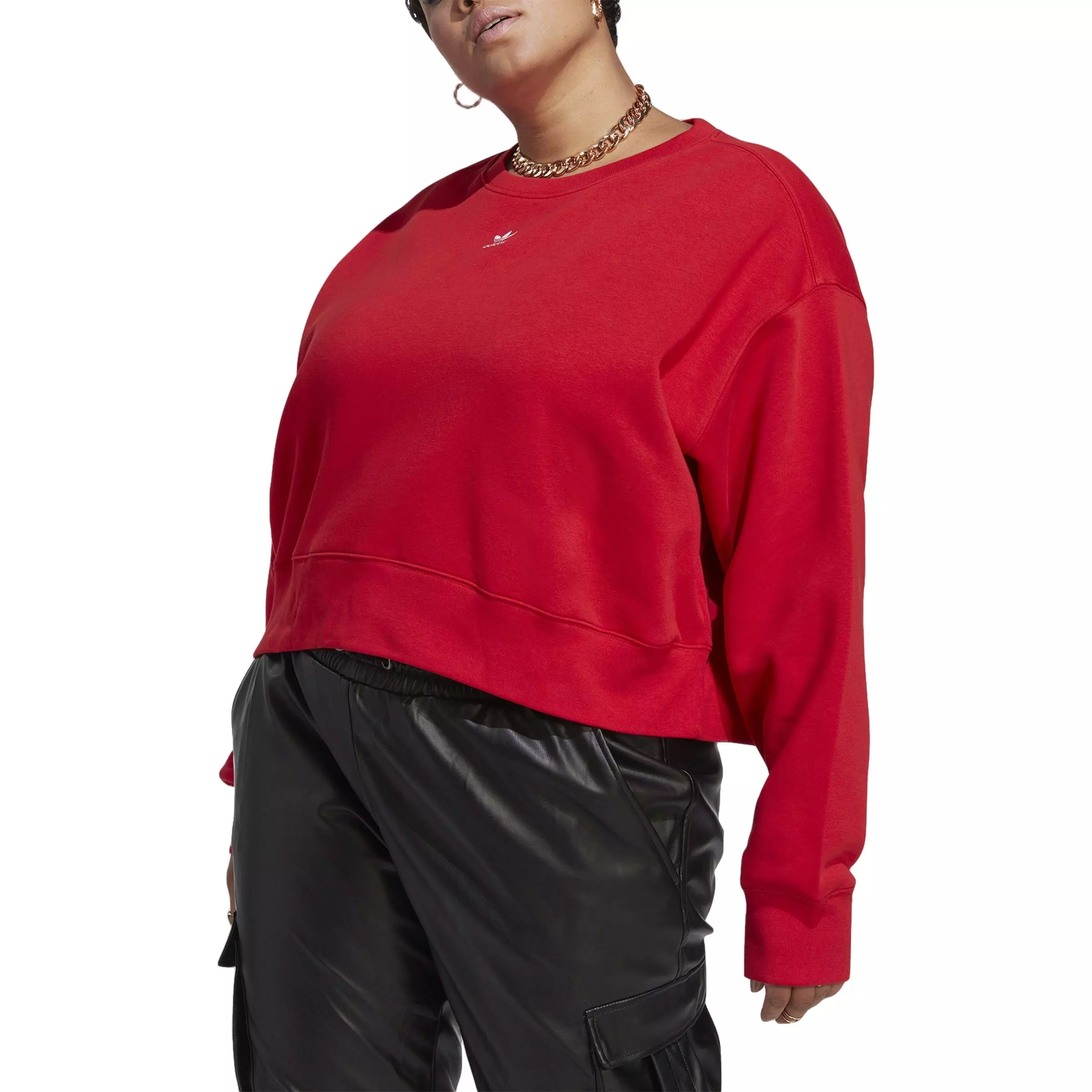  adidas Originals Women's Plus Size Adicolor Essentials Fleece  Pants, Better Scarlet, 1X : Clothing, Shoes & Jewelry