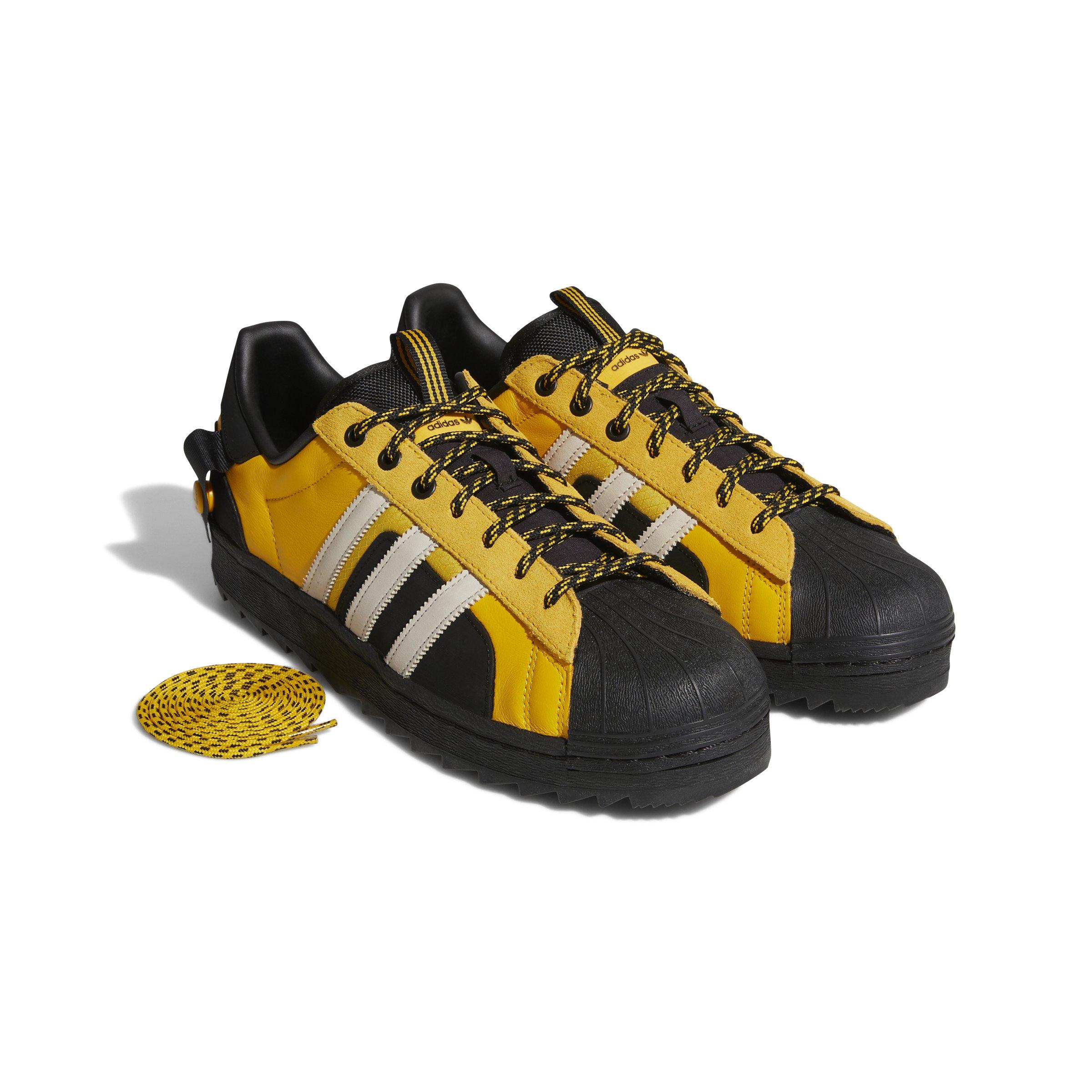 Adidas superstar yellow black