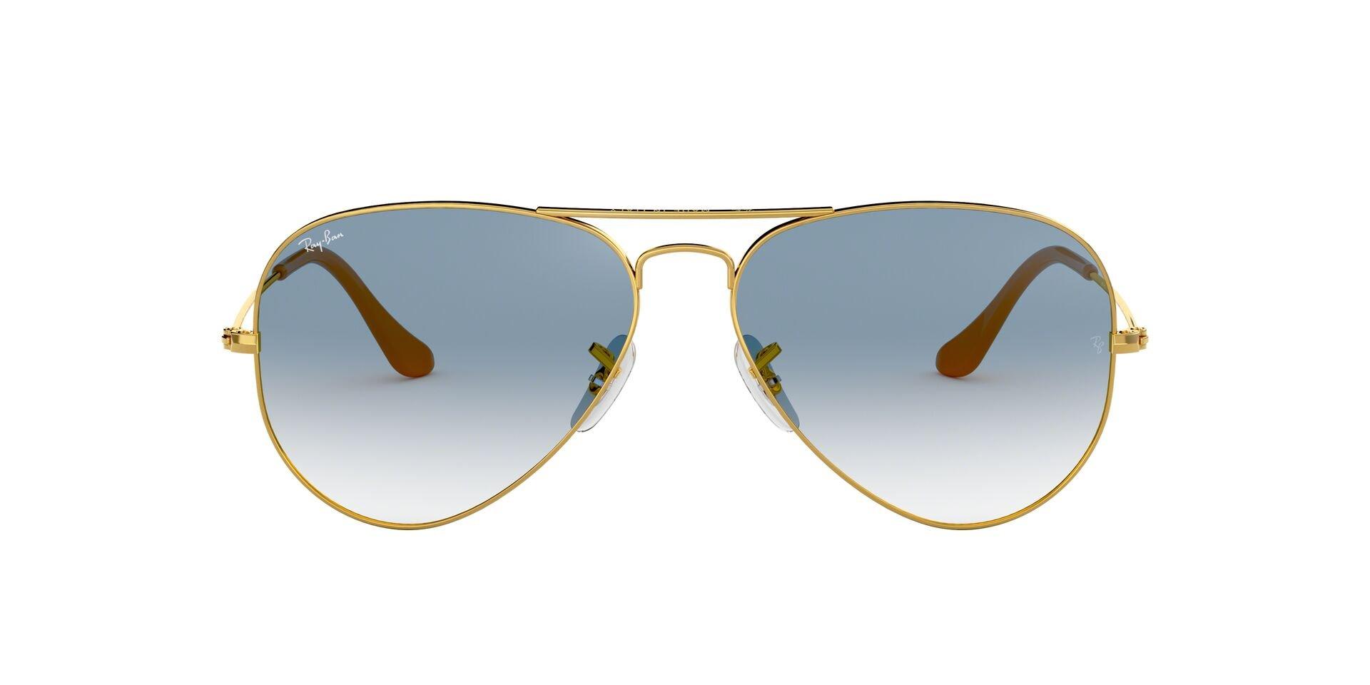 Ray-Ban Large Aviator Sunglasses - GOLD Thumbnail View 1