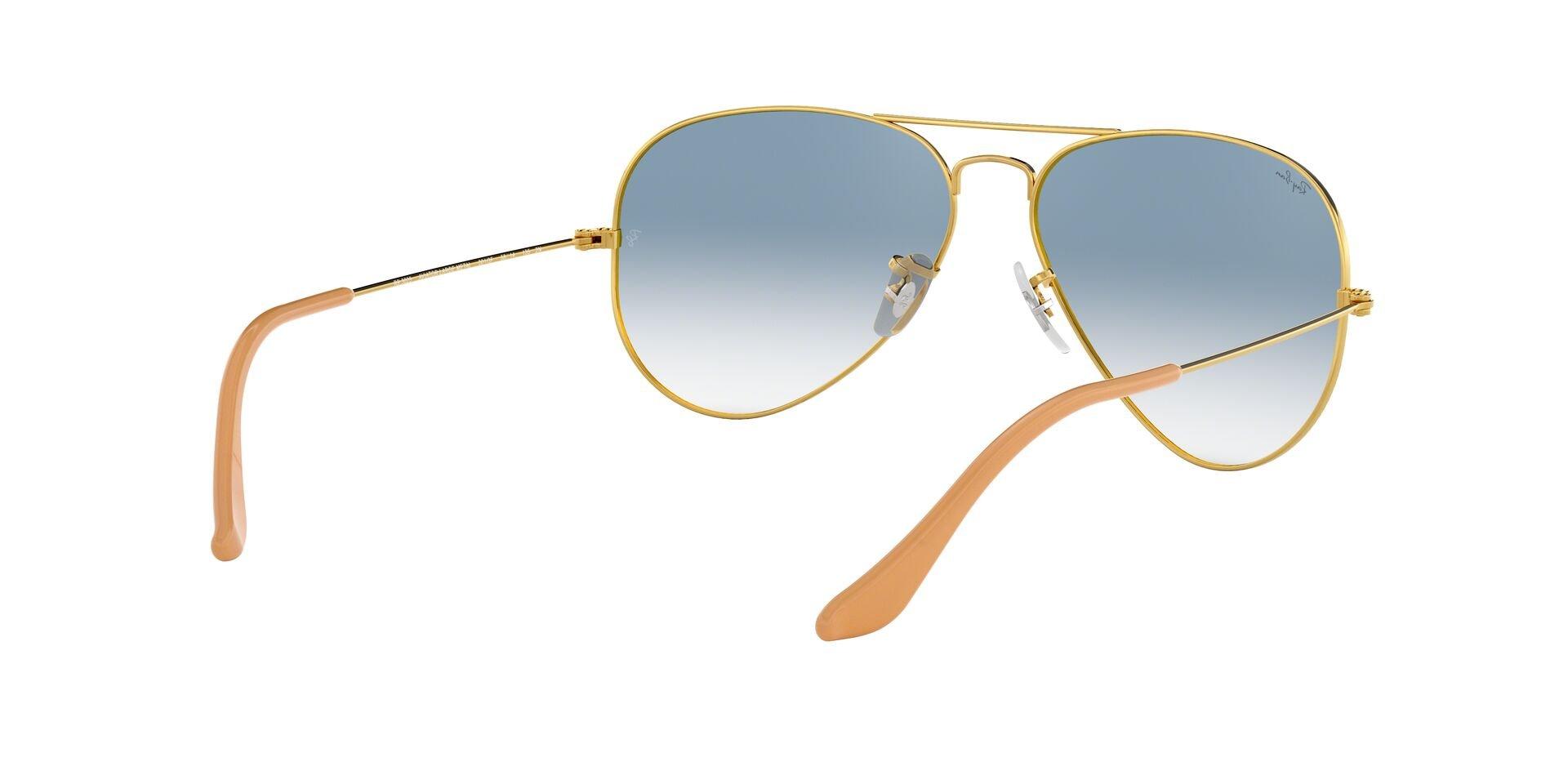 Ray-Ban Large Aviator Sunglasses - GOLD Thumbnail View 2