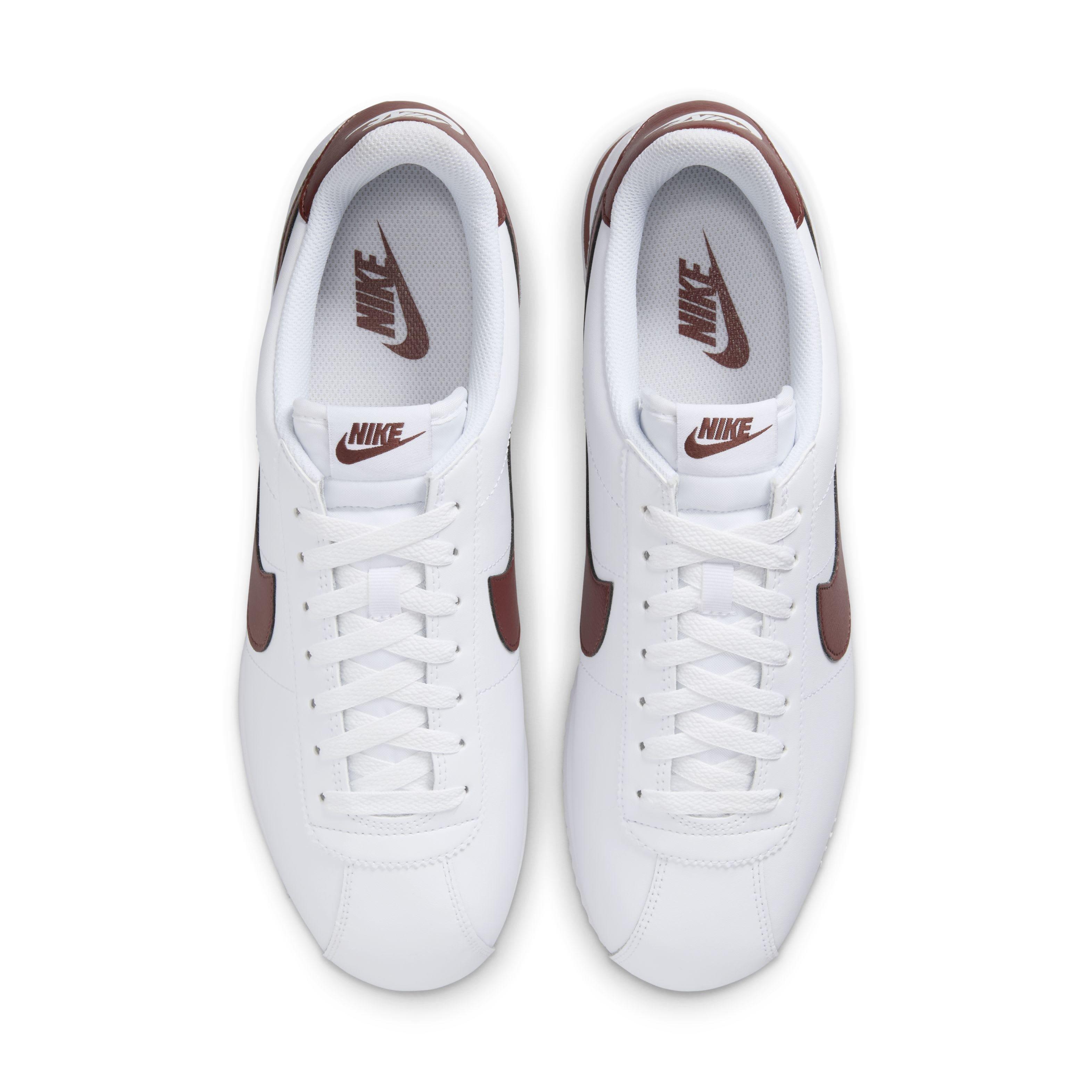 Nike Cortez "White/Dark Pony" Men's Shoe - WHITE/DK PONY Thumbnail View 4