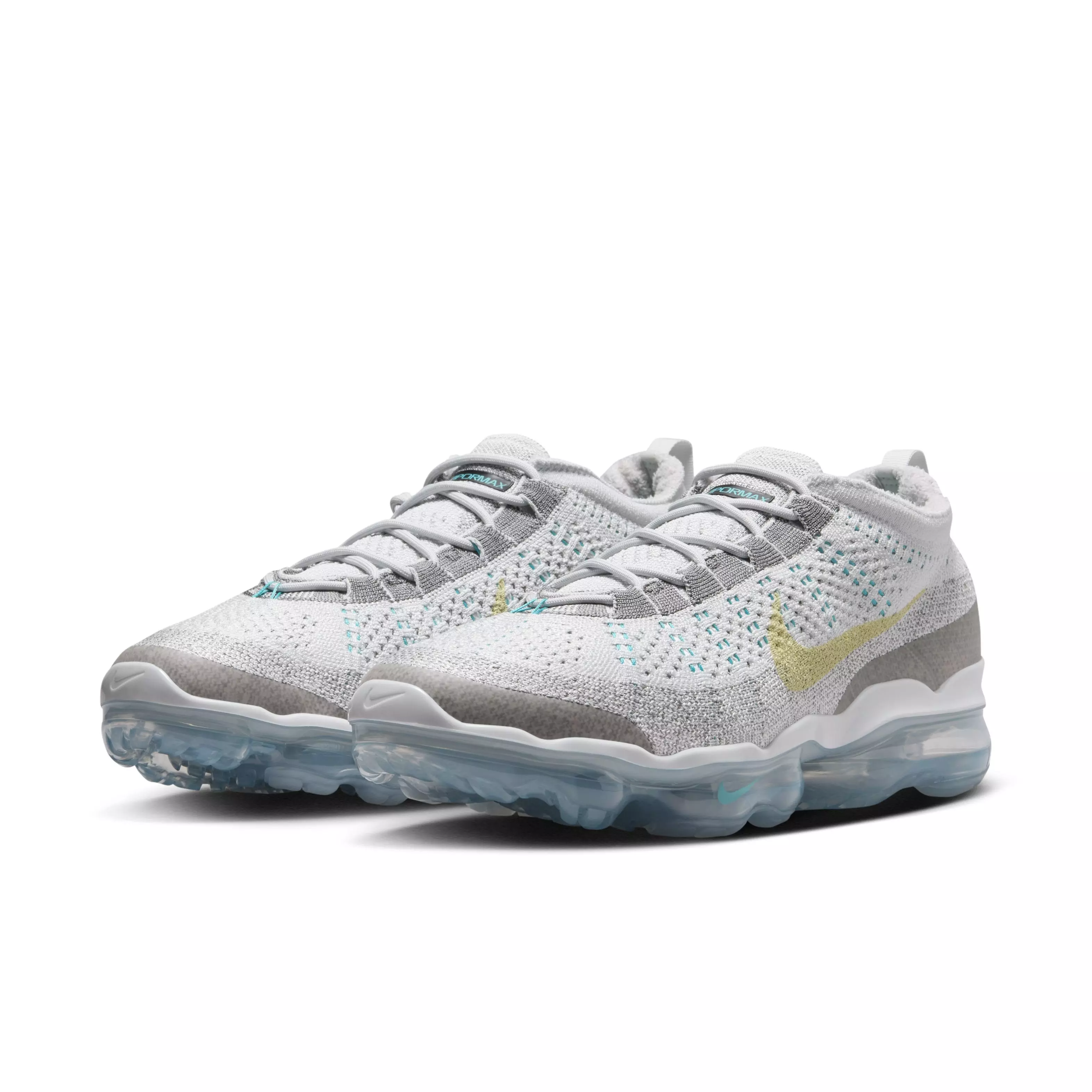 Nike Air VaporMax 2023 Flyknit "Photon Dust/Flat Pewter/Dusty Cactus/Life Lime" Men's Shoe - DUST/PEWTER/CACTUS/LIME