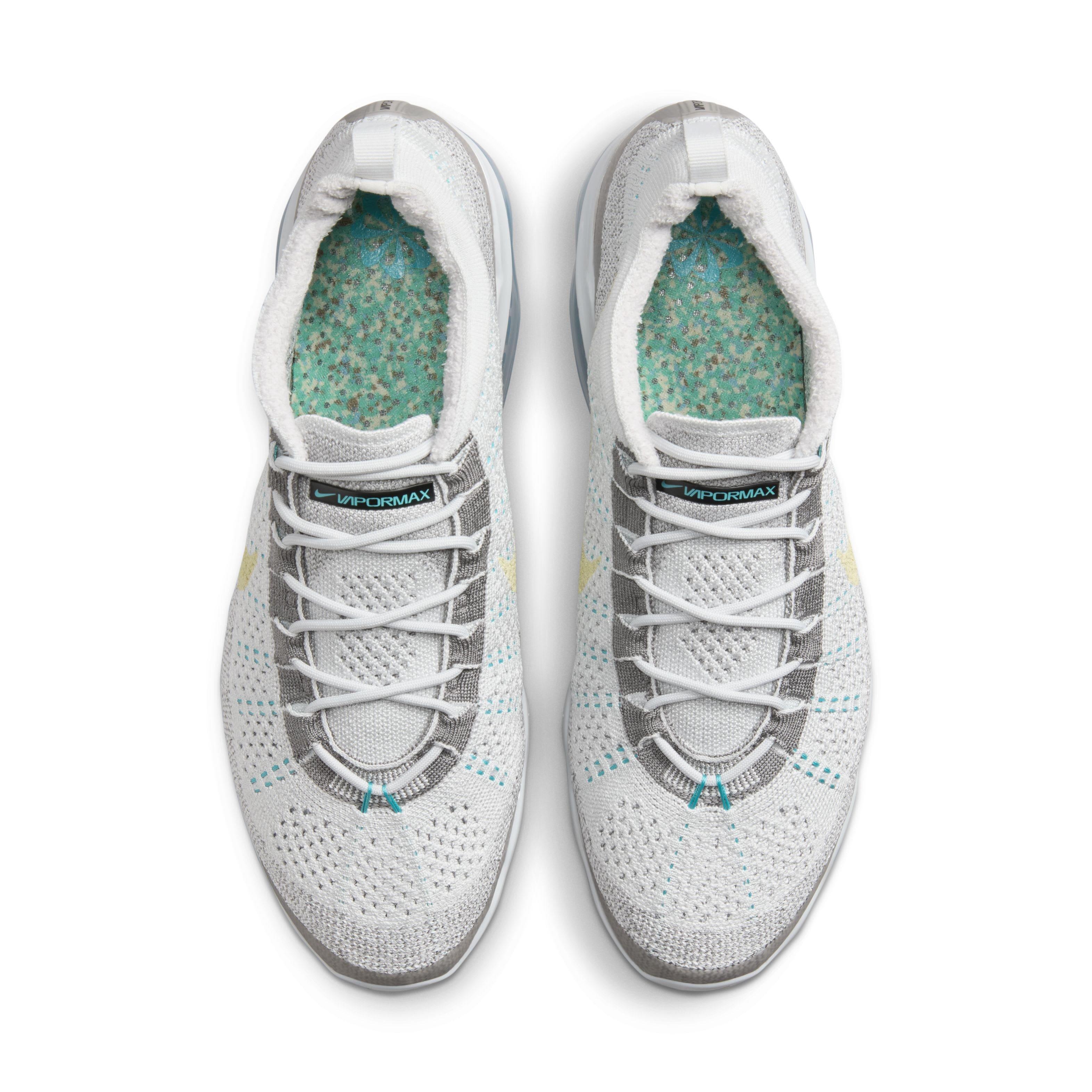 Nike Air VaporMax 2023 Flyknit "Photon Dust/Flat Pewter/Dusty Cactus/Life Lime" Men's Shoe - DUST/PEWTER/CACTUS/LIME Thumbnail View 4