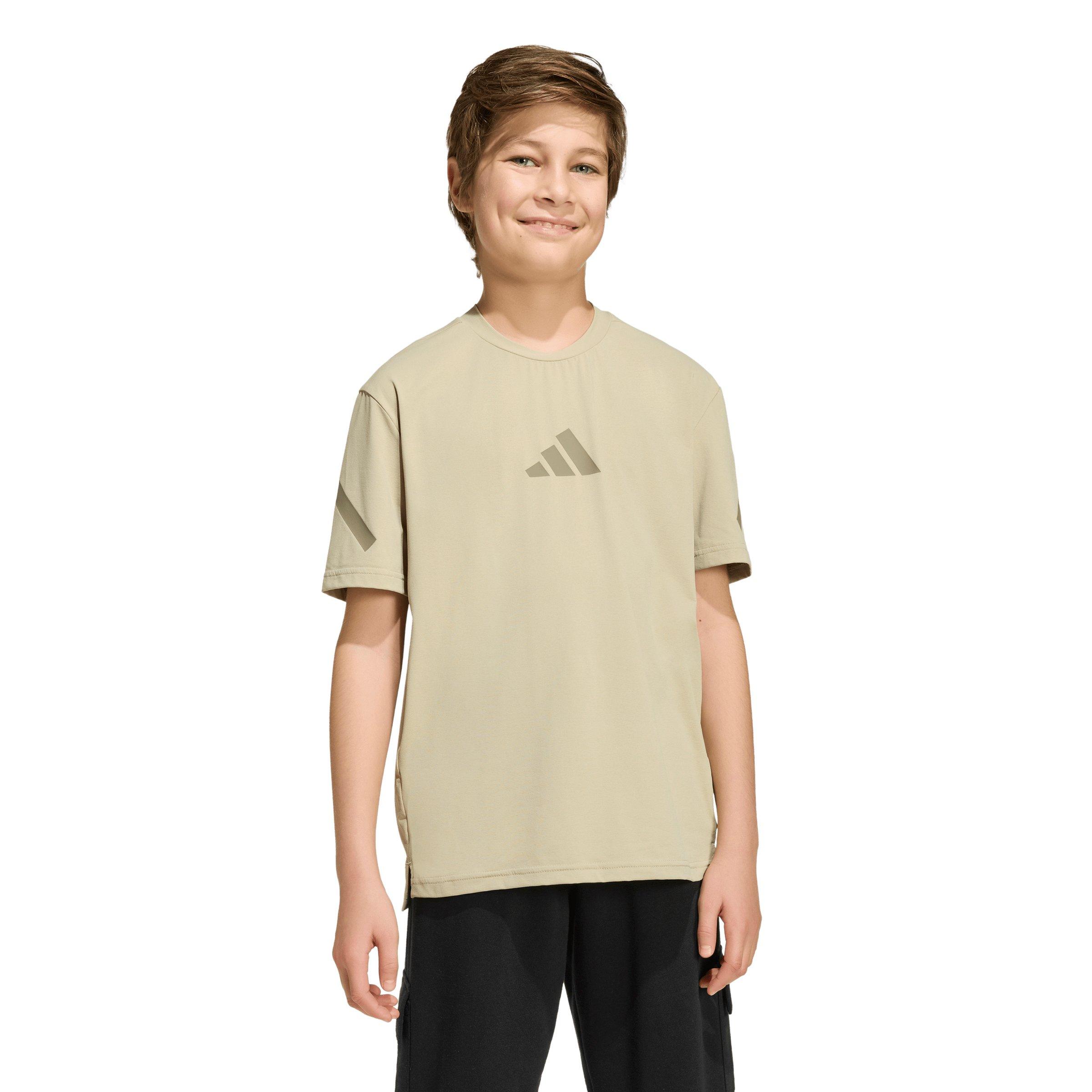 adidas Big Kids' Z.N.E. Stretch T-Shirt - Beige - BEIGE Thumbnail View 1
