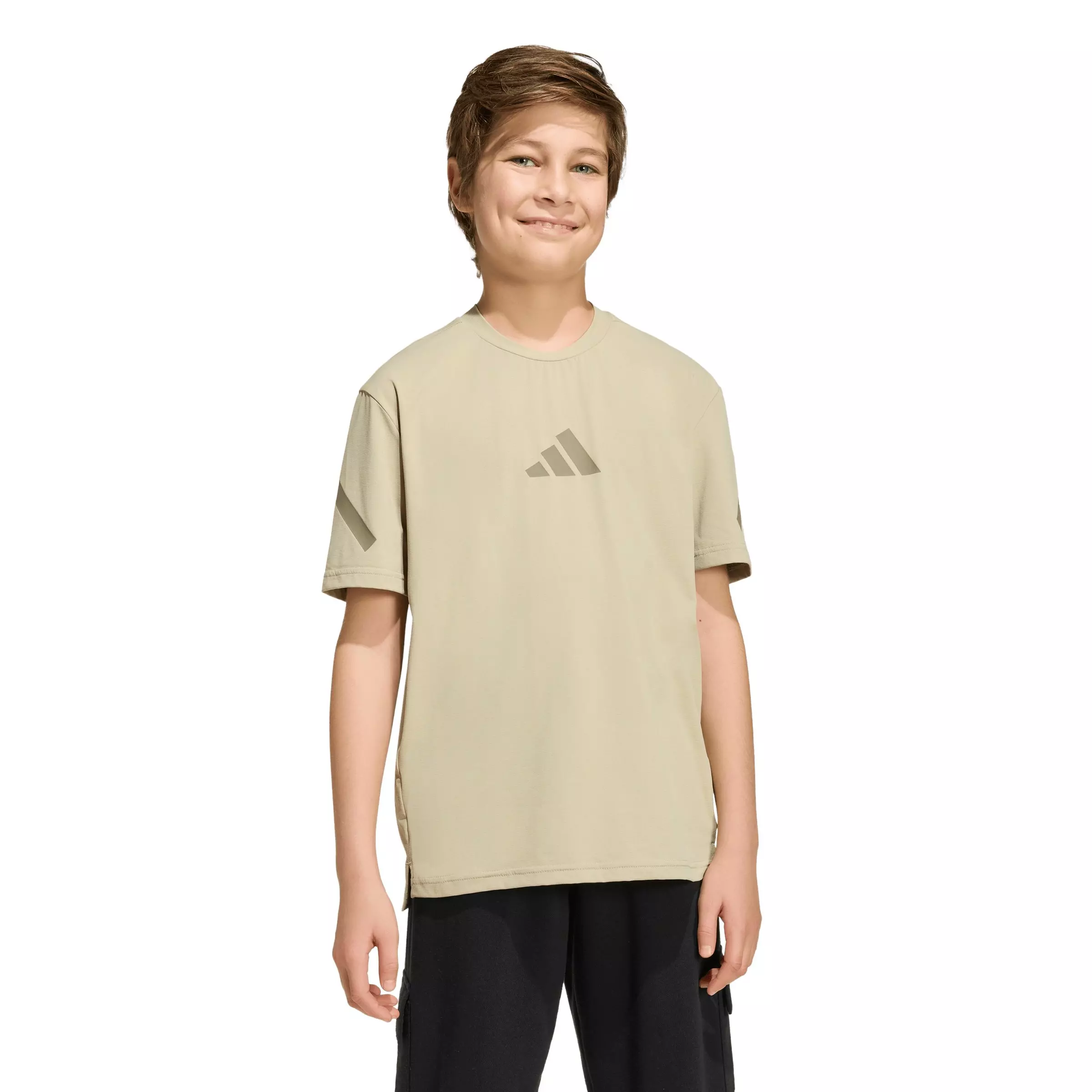 adidas Big Kids' Z.N.E. Stretch T-Shirt - Beige - BEIGE