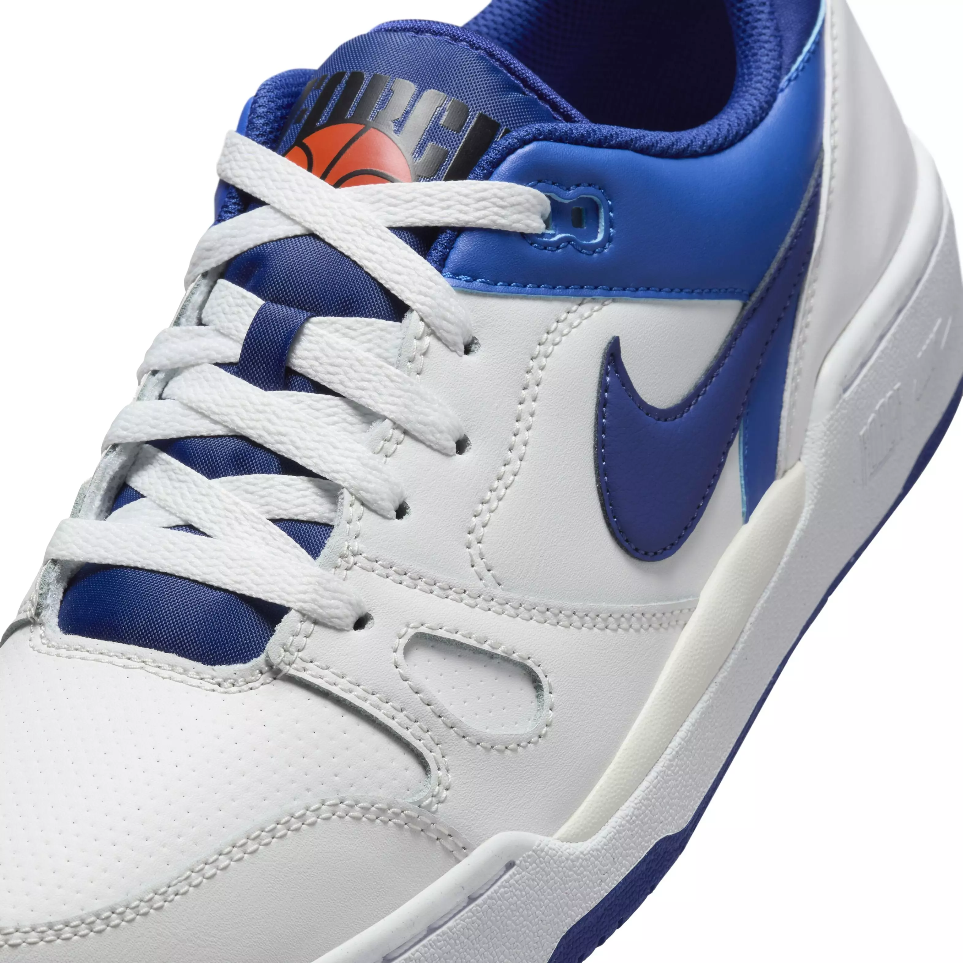 Nike Full Force Low "Summit White/Racer Blue/Summit White/Deep Royal Blue" Men's Shoe - WHITE/BLUE/WHITE/BLUE