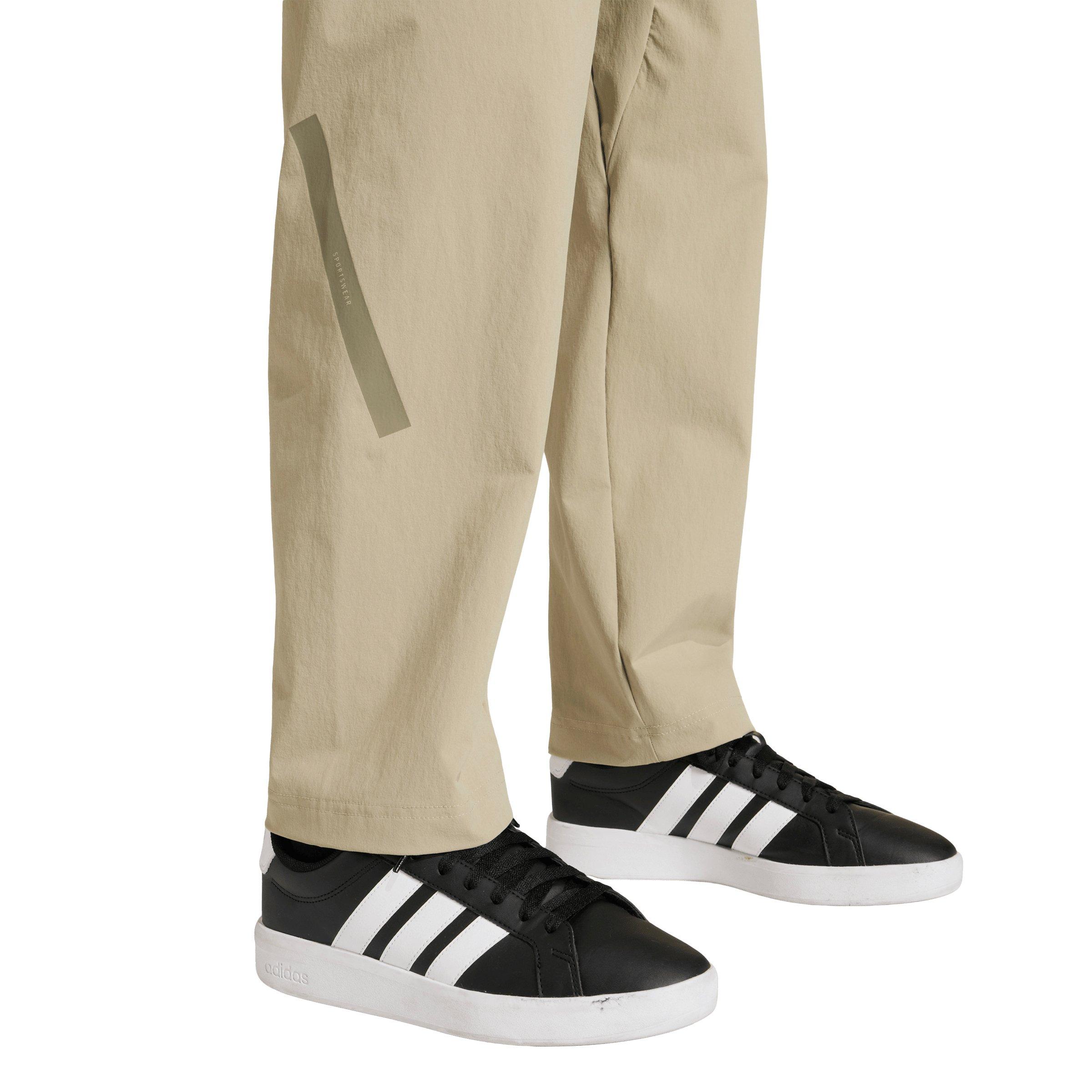 adidas Big Kids' Z.N.E. Woven Travel Tracksuit Bottoms - Tan - TAN Thumbnail View 4