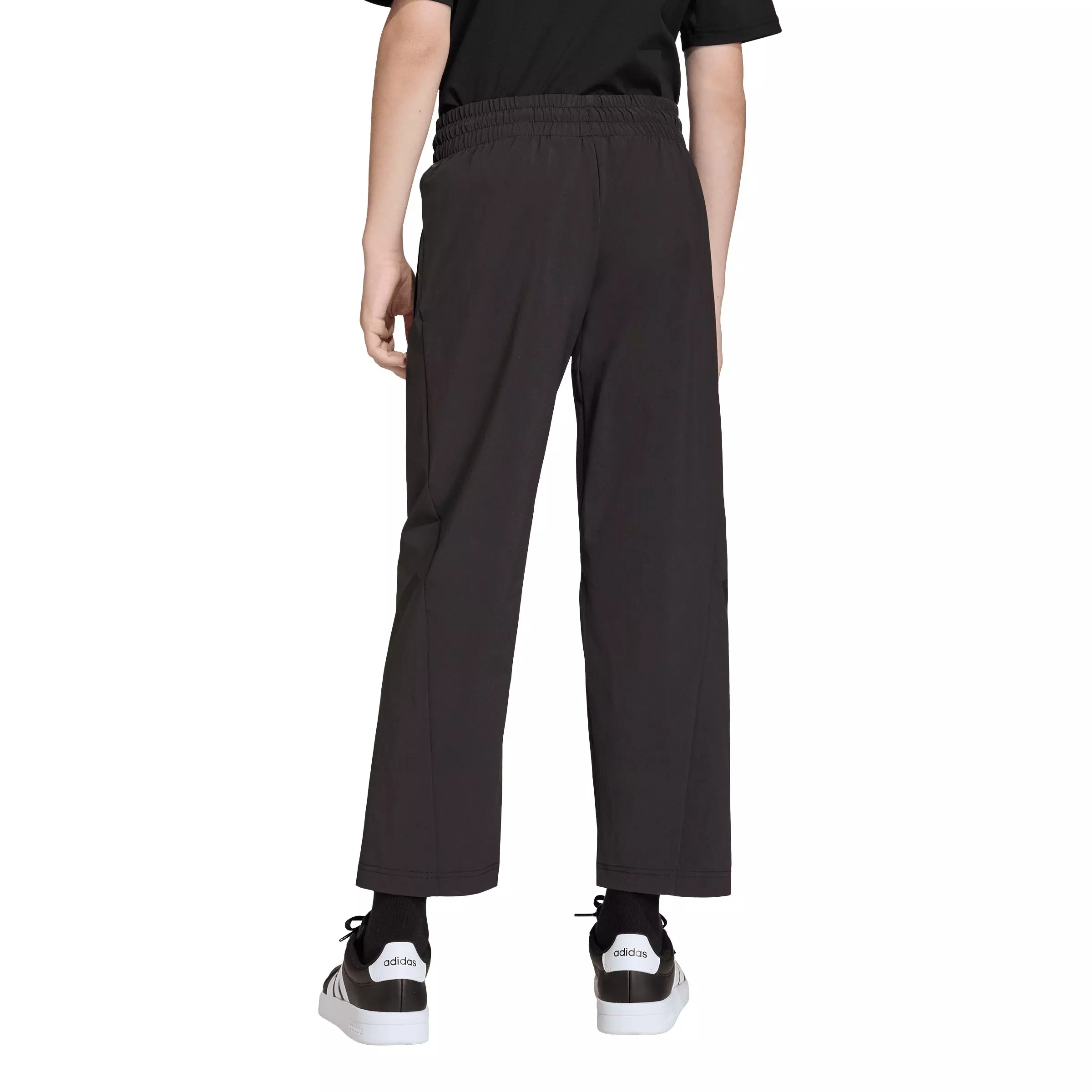 adidas Big Kids' Z.N.E. Woven Travel Tracksuit Bottoms - Black - BLACK
